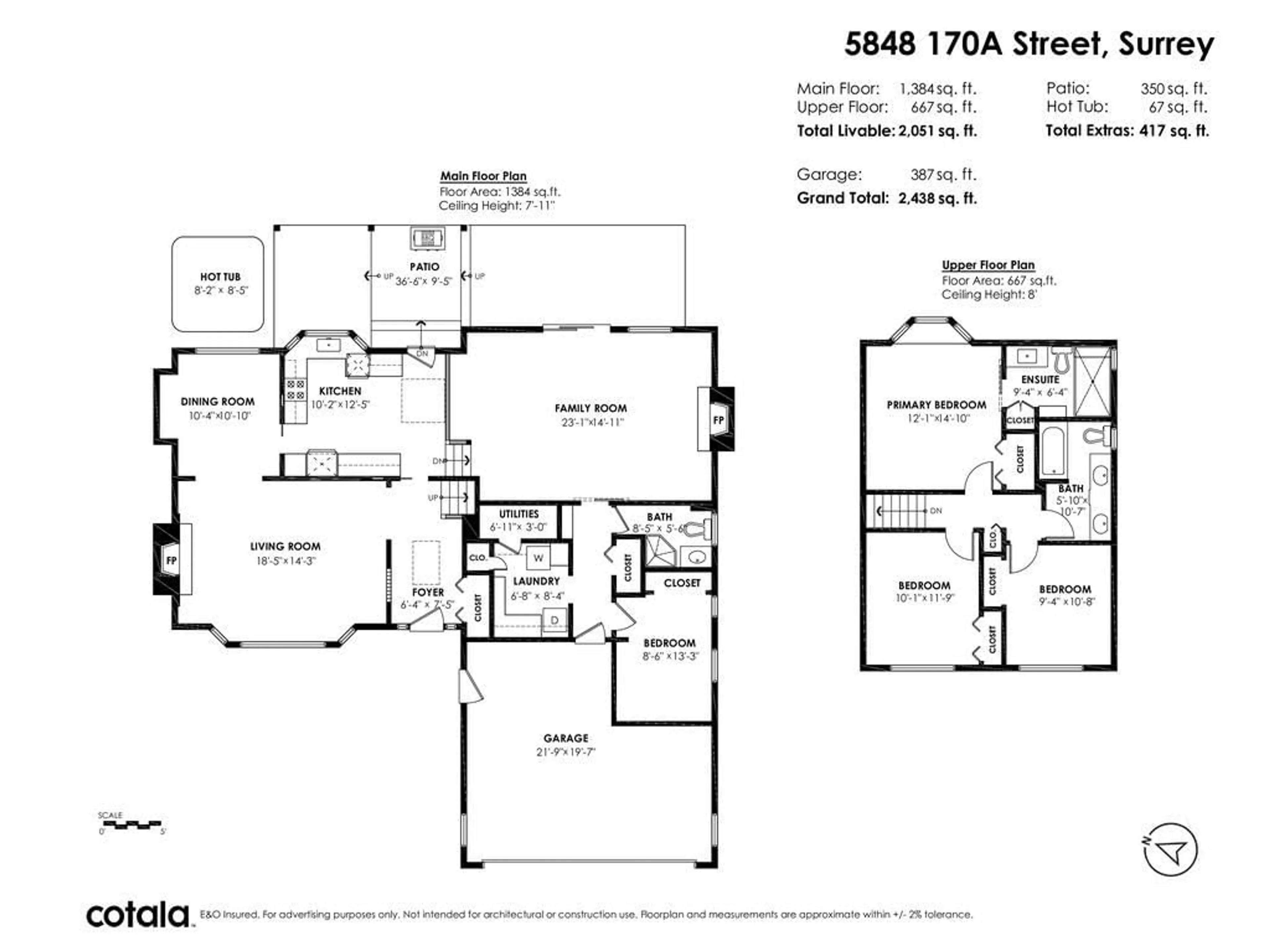 Floor plan for 5848 170A STREET, Surrey British Columbia V3S5V1