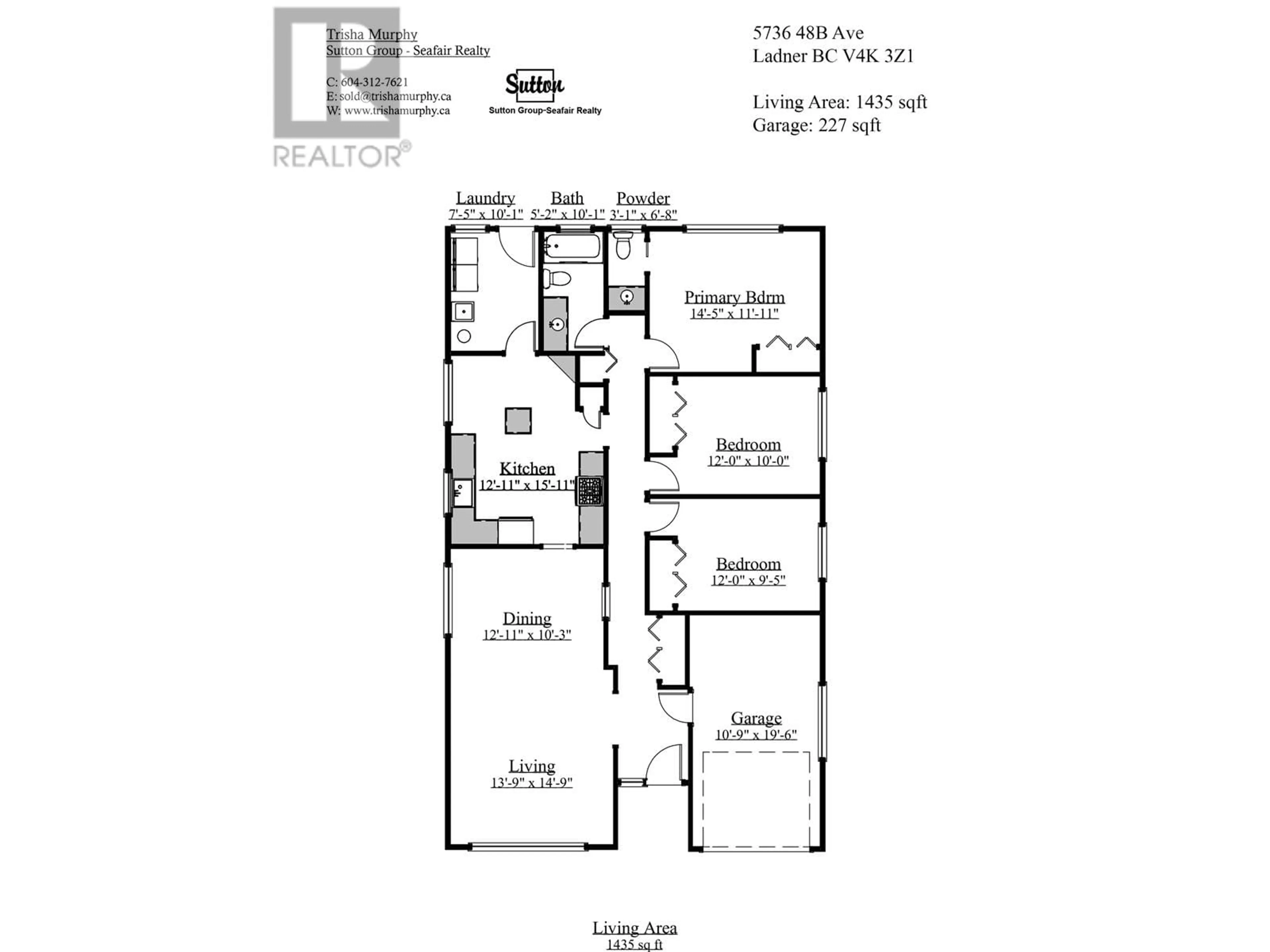 Floor plan for 5736 48B AVENUE, Delta British Columbia V4K3Z1