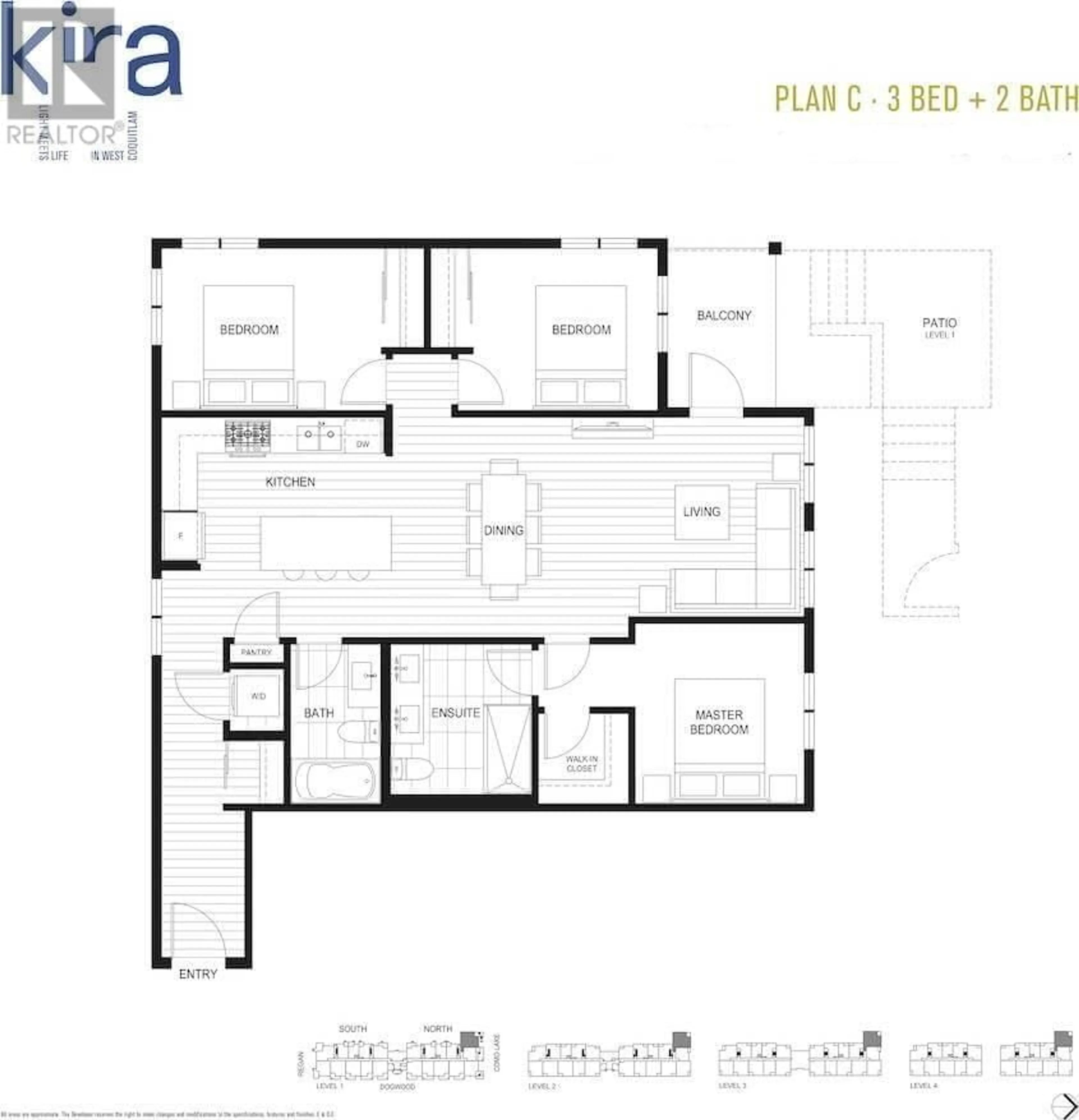 Floor plan for 107 750 DOGWOOD STREET, Coquitlam British Columbia V3J4B7