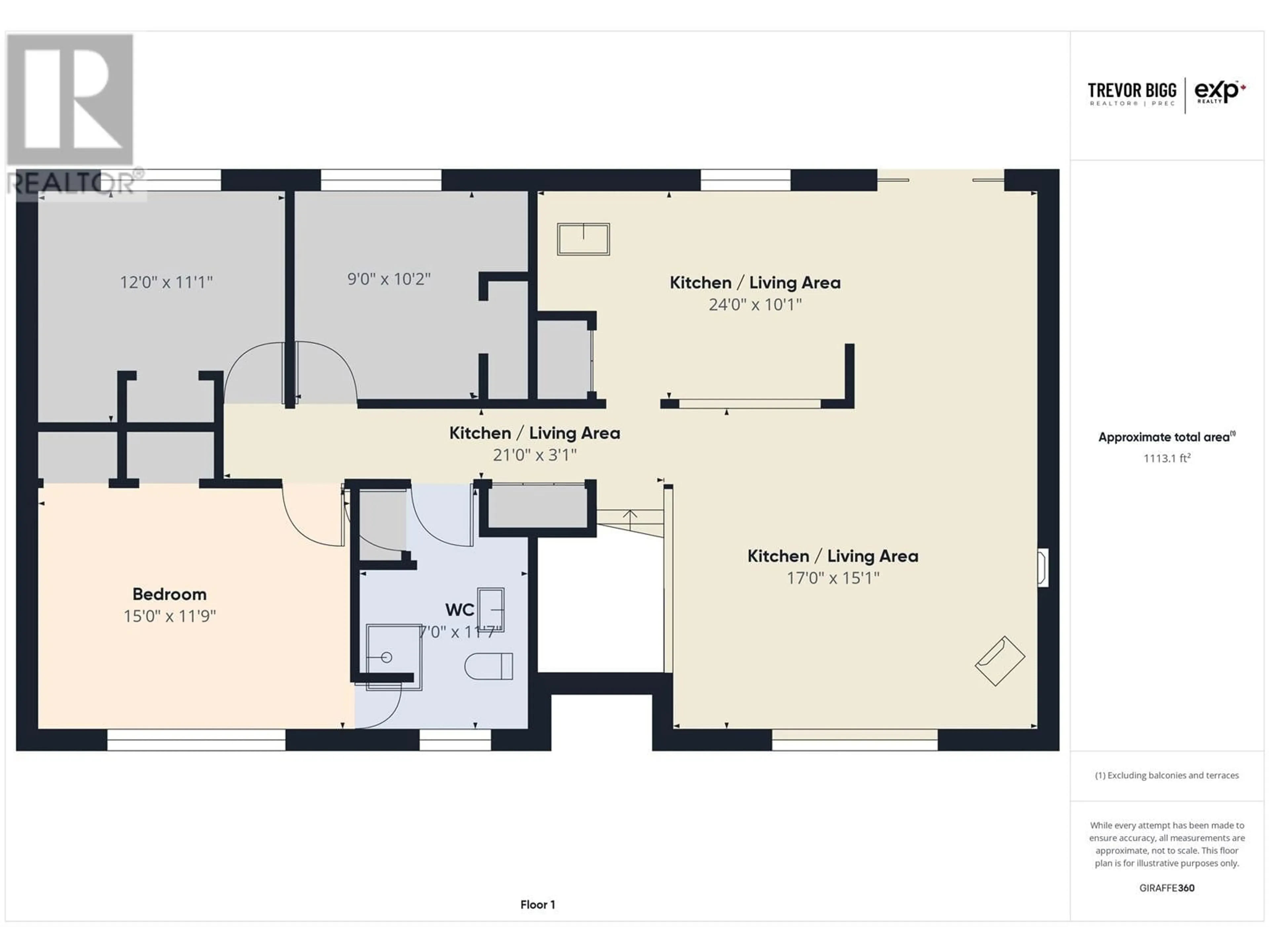 Floor plan for 720 NORTH 4TH AVENUE, Williams Lake British Columbia V2G3Y4