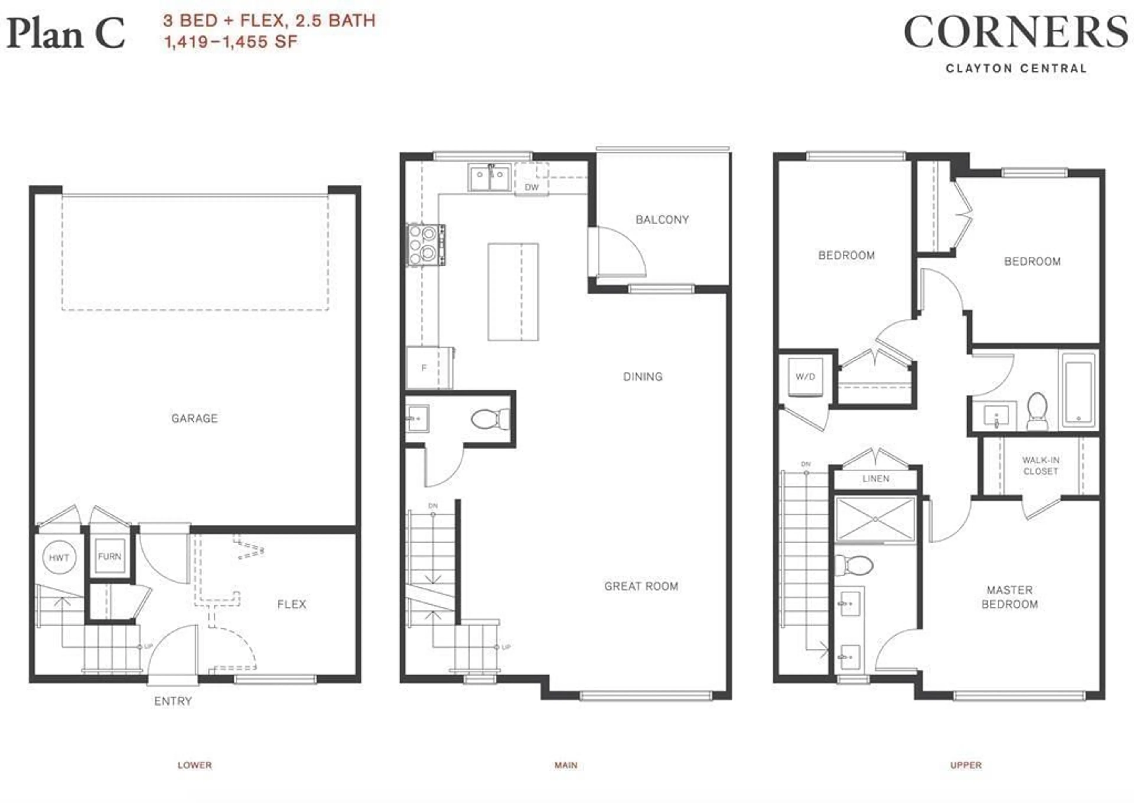 Floor plan for 21 18887 72A AVENUE, Surrey British Columbia V4N6W4