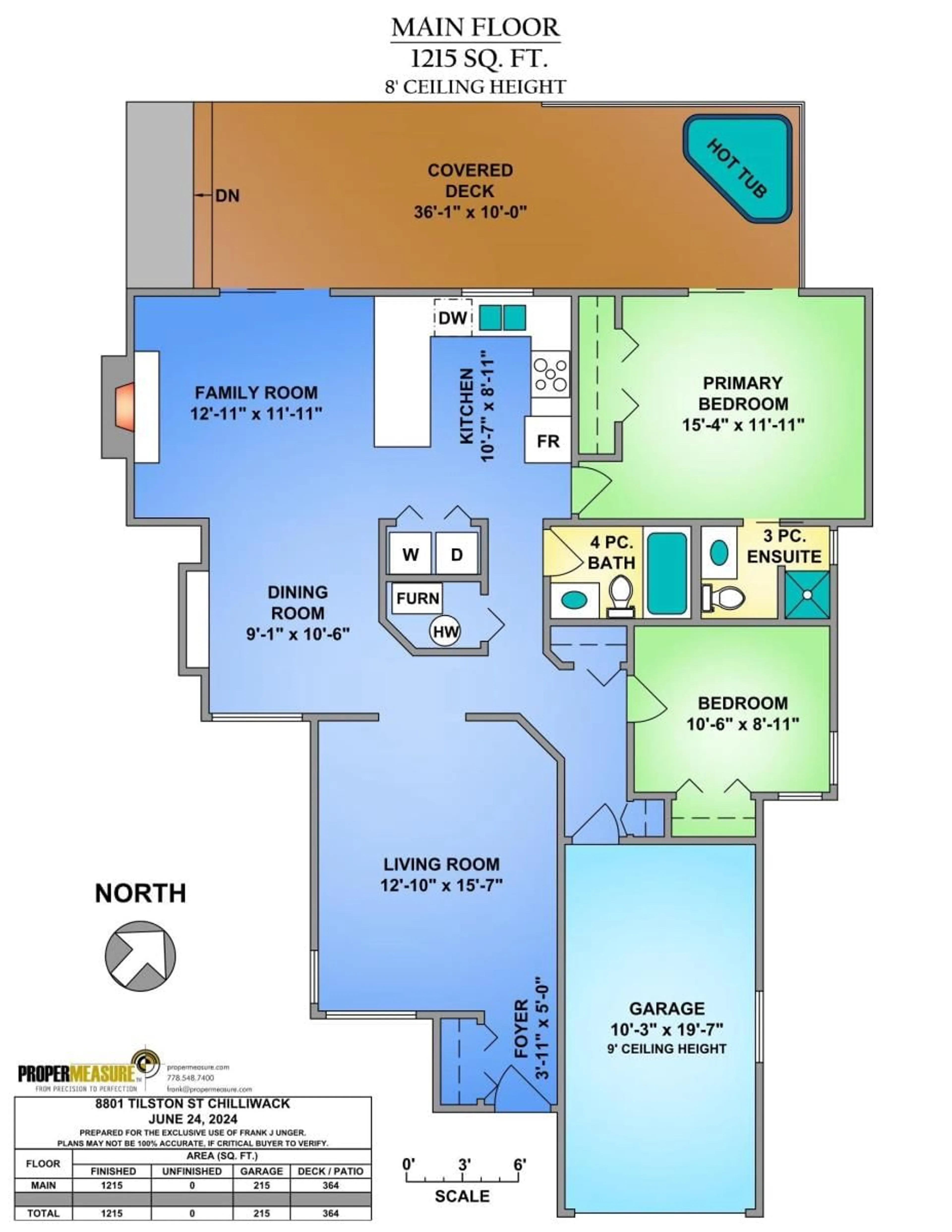 Floor plan for 8801 TILSTON STREET, Chilliwack British Columbia V2P7R6