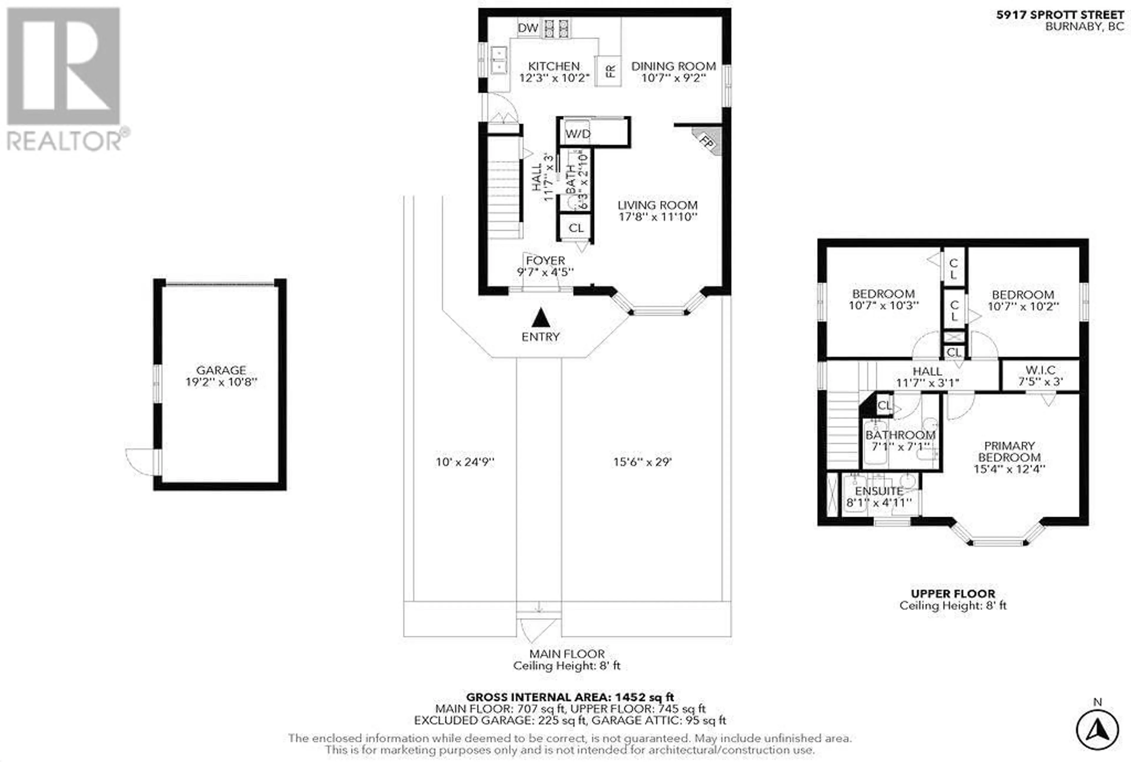 Floor plan for 5917 SPROTT STREET, Burnaby British Columbia V5G1T9