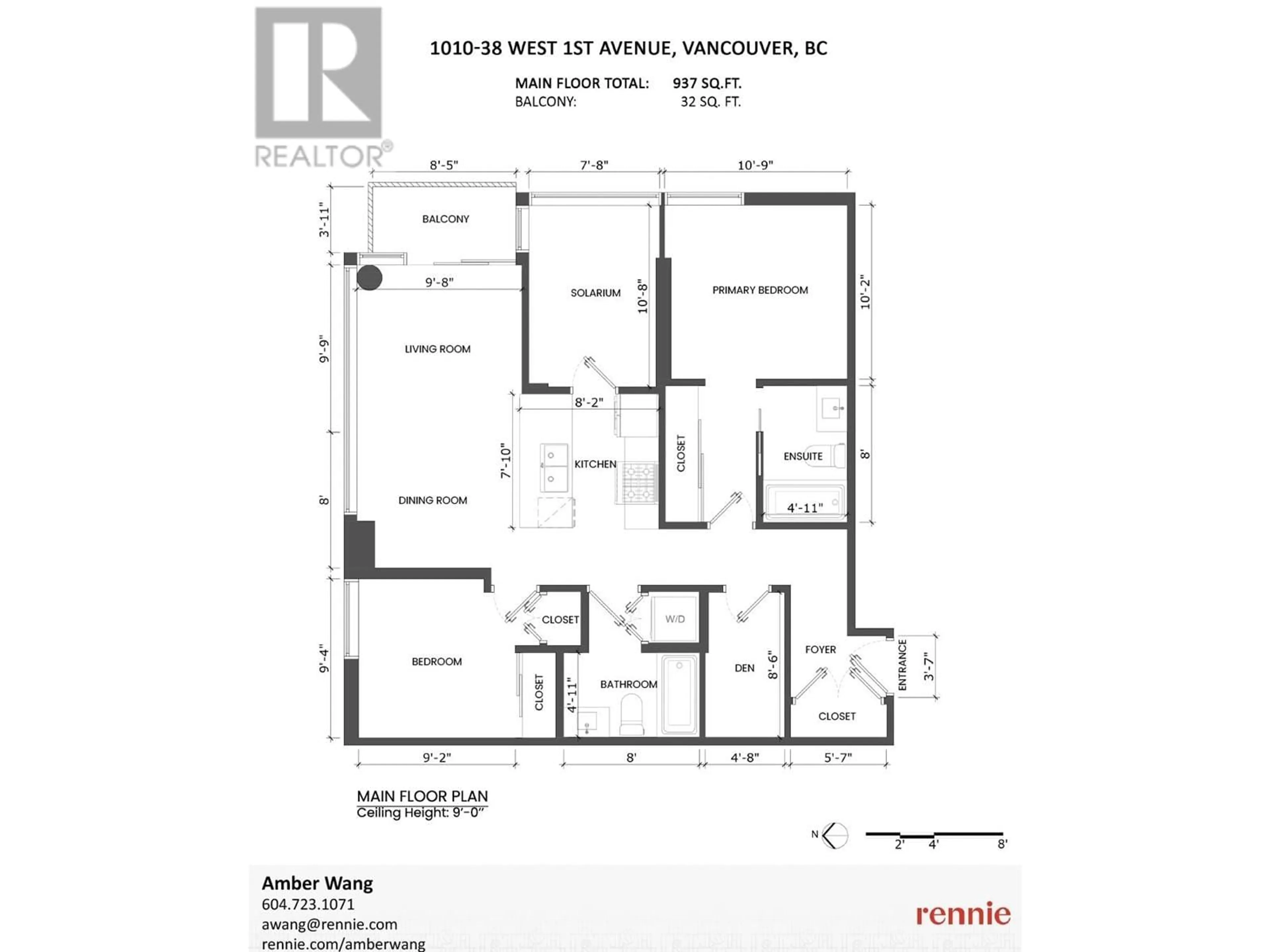Floor plan for 1010 38 W 1ST AVENUE, Vancouver British Columbia V5Y0K3