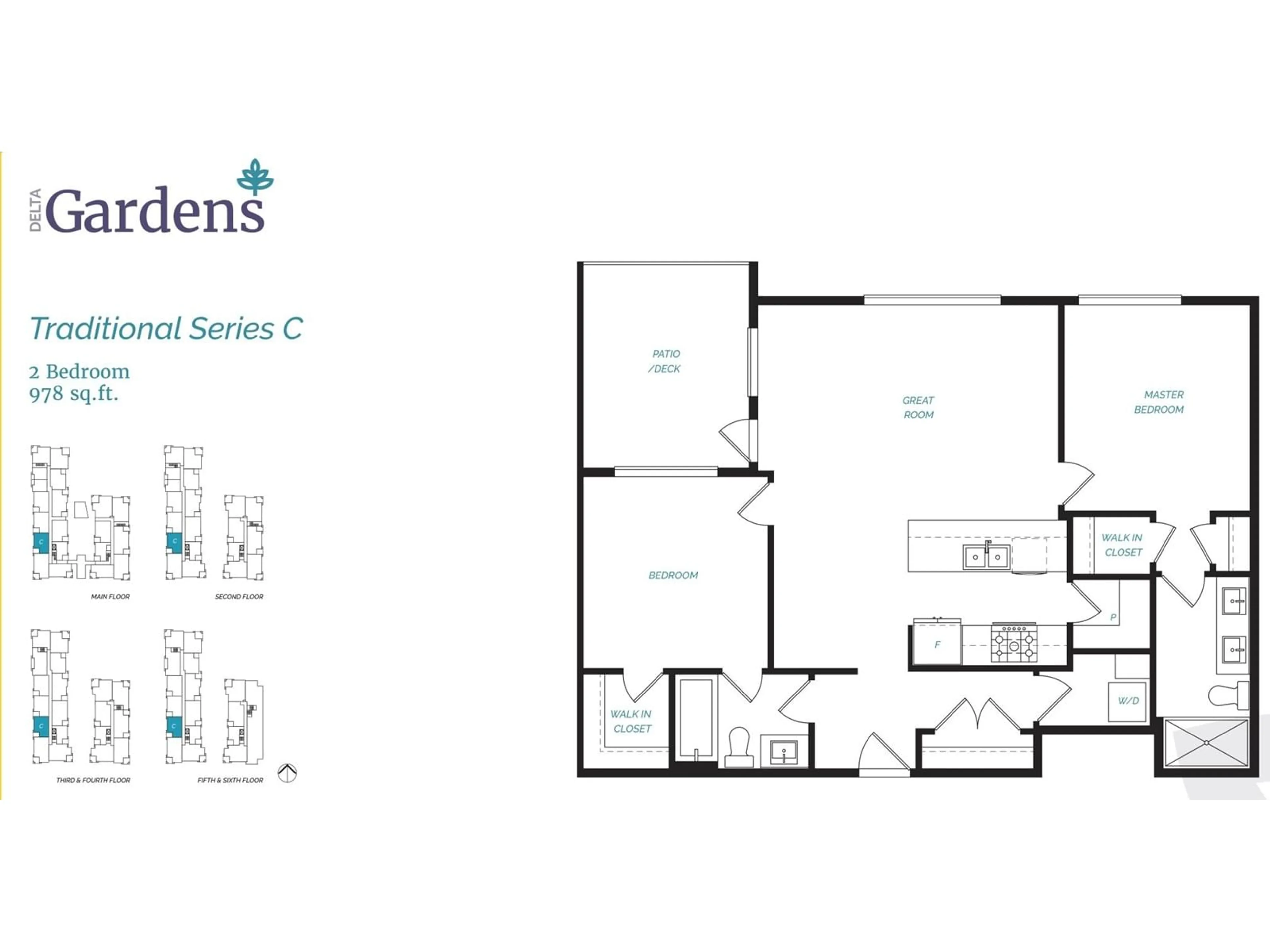 Floor plan for 603 11501 84 AVENUE, Delta British Columbia V4C0E5