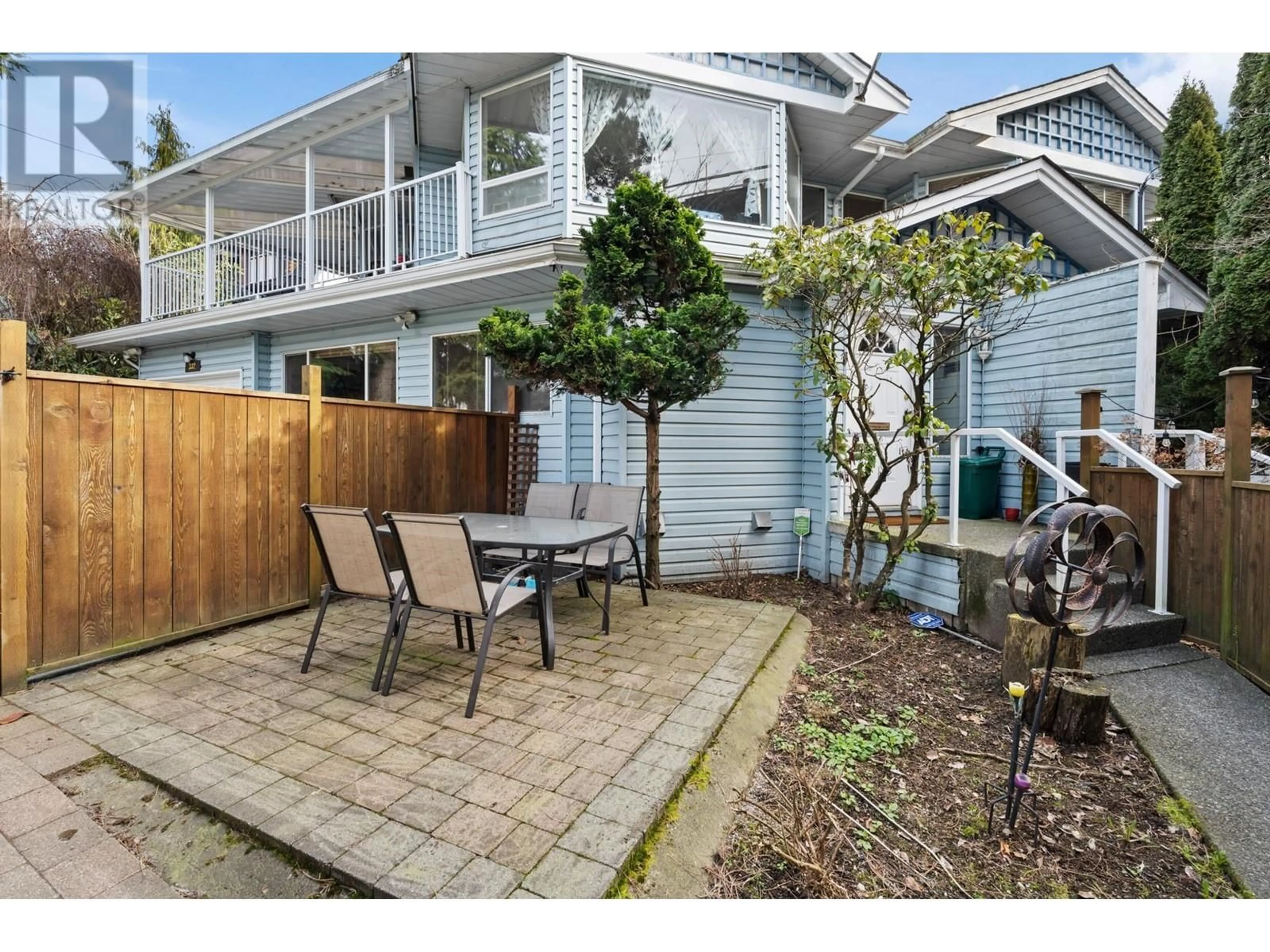 Patio, the fenced backyard for 332 ST. PATRICK'S AVENUE, North Vancouver British Columbia V7L4S9