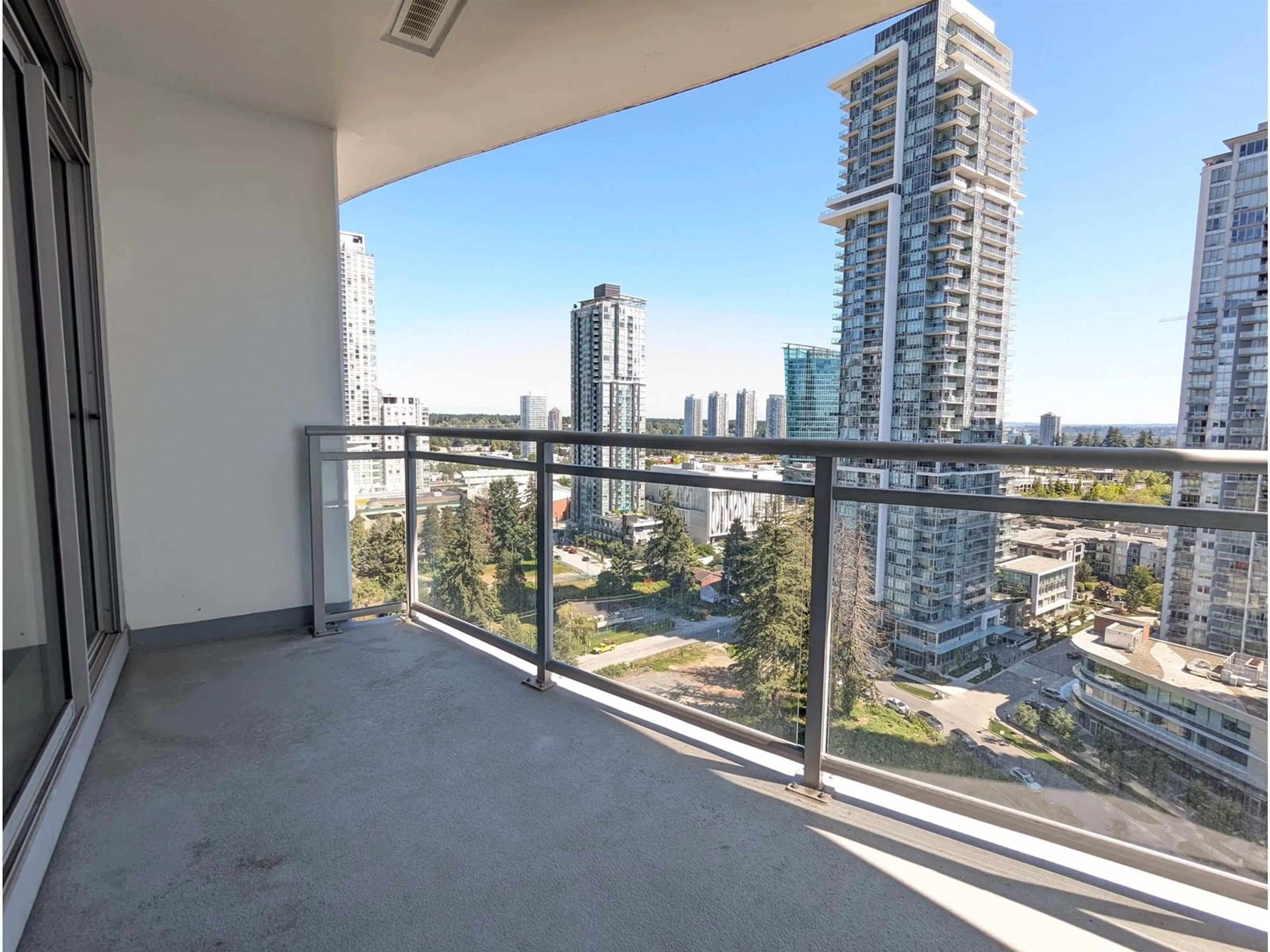 Balcony in the apartment for 1906 13318 104 AVENUE, Surrey British Columbia V3T0R2