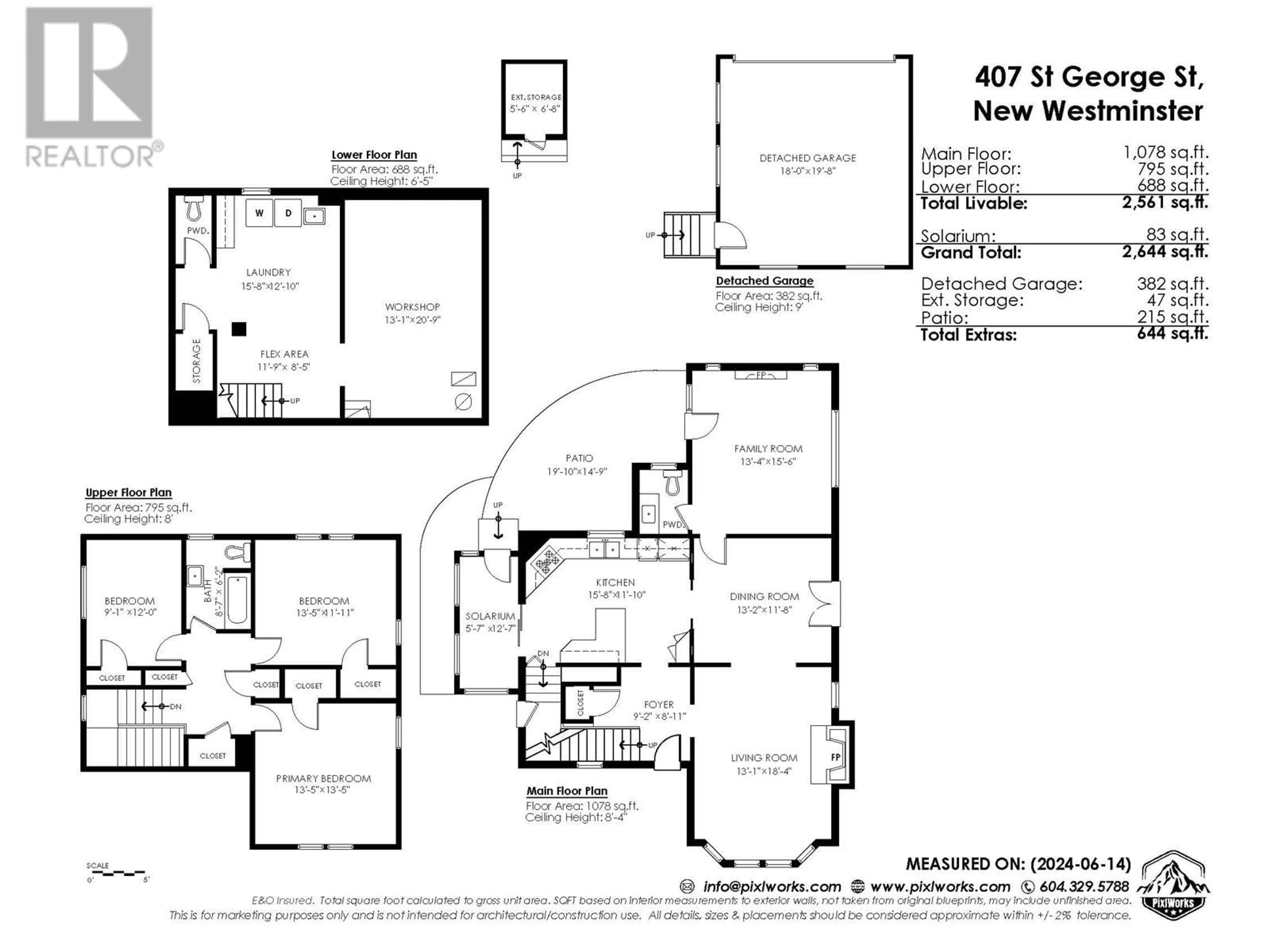 Floor plan for 407 ST. GEORGE STREET, New Westminster British Columbia V3L1L1