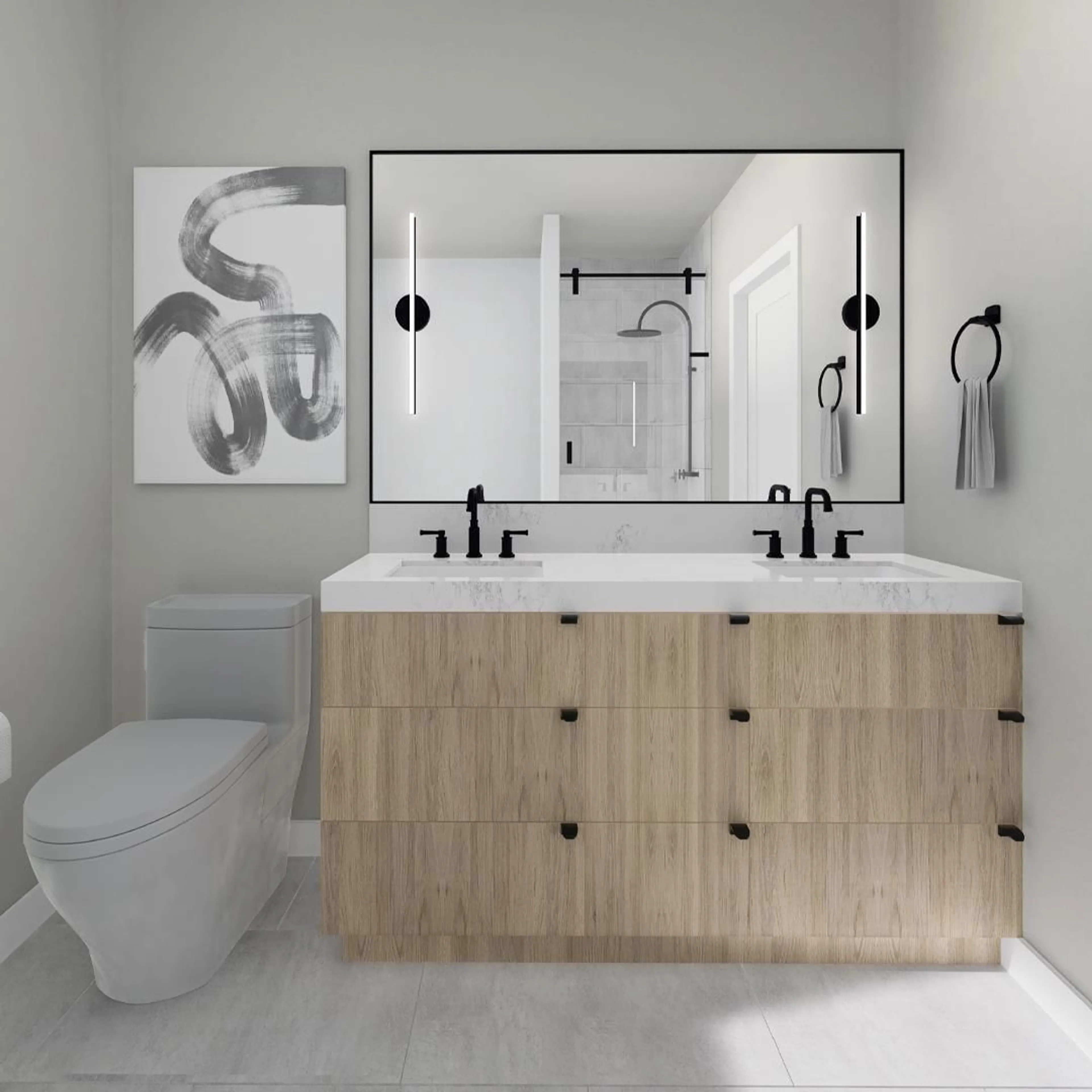 Contemporary bathroom, ceramic/tile floor for 11 - 8924 CEDAR, Mission British Columbia V4S1A3