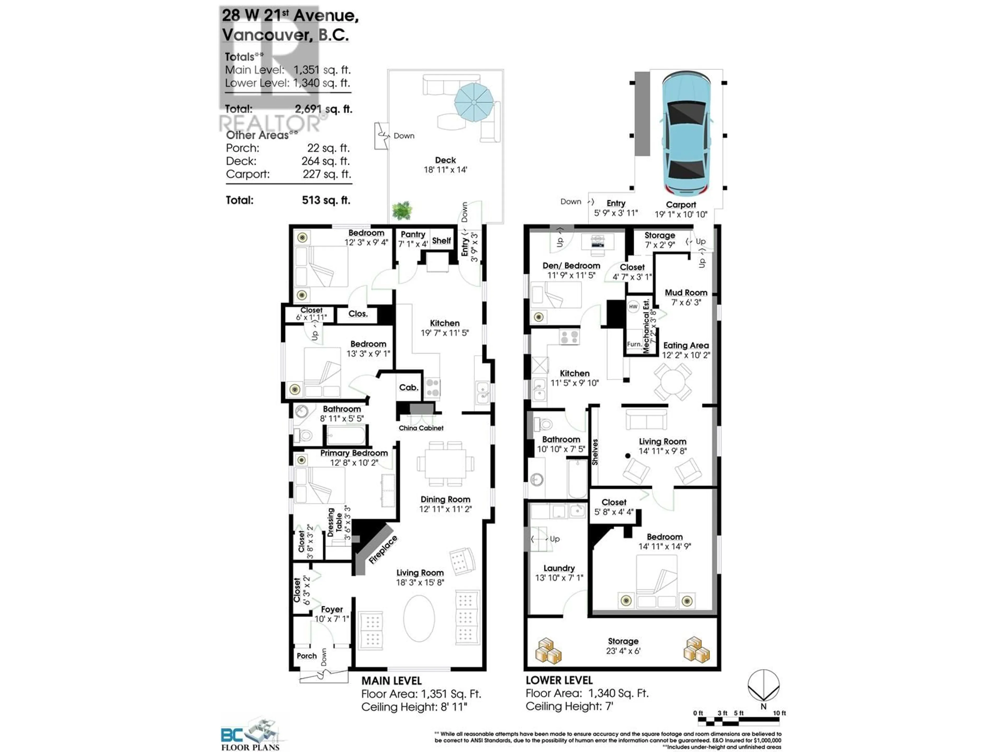 Floor plan for 28 W 21ST AVENUE, Vancouver British Columbia V5Y2C9