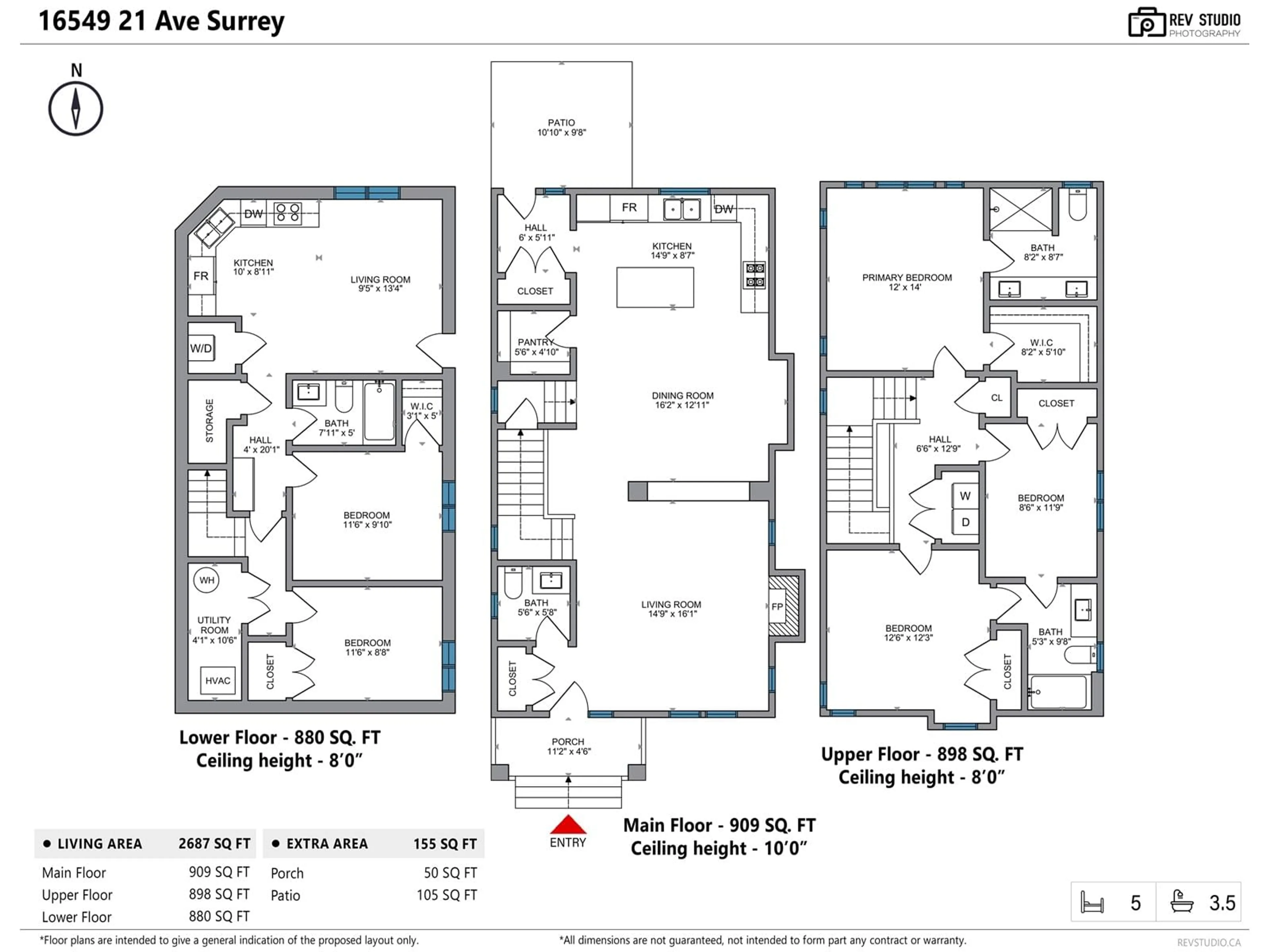 Floor plan for 16549 21 AVENUE, Surrey British Columbia V3Z0V7