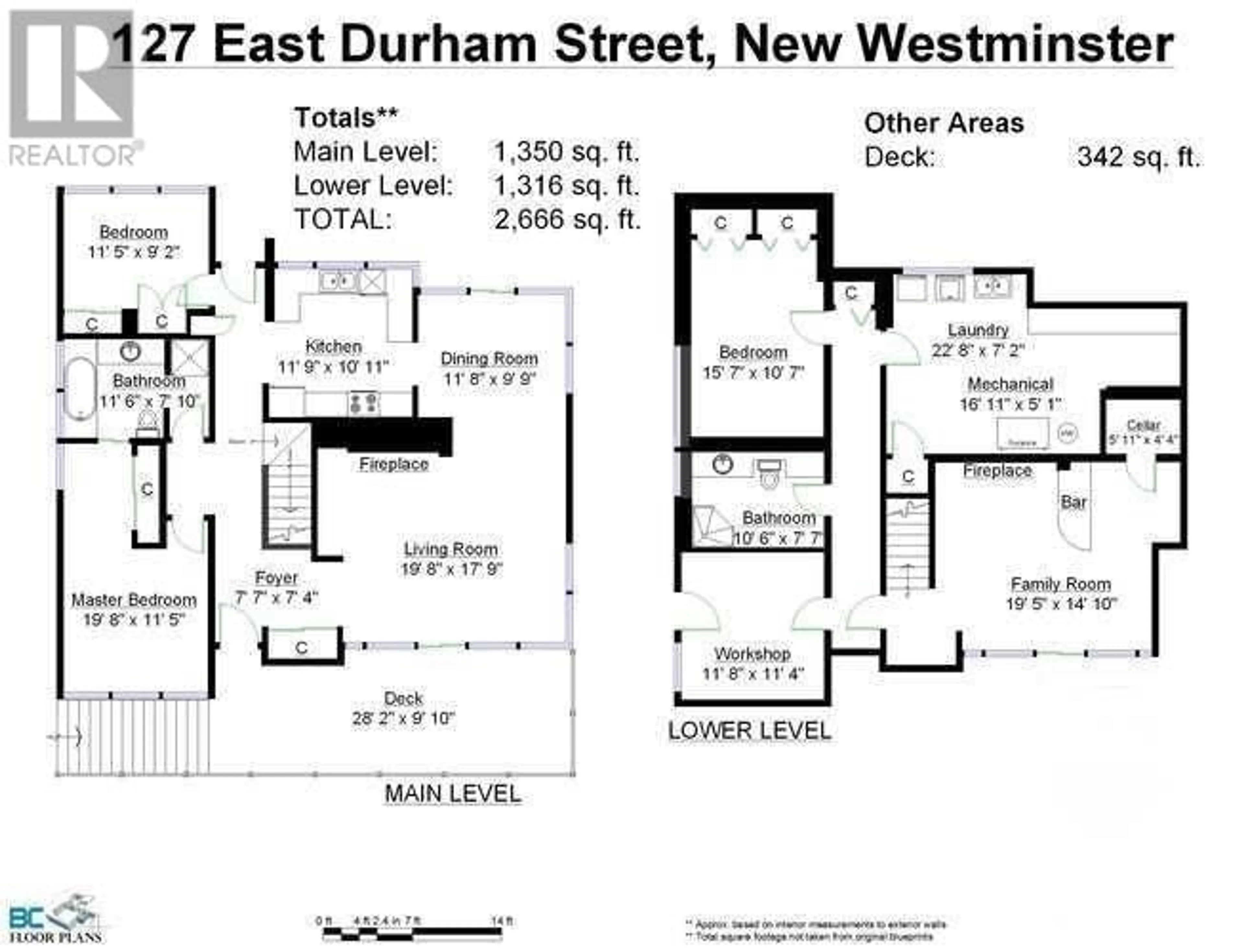 Floor plan for 127 E DURHAM STREET, New Westminster British Columbia V3L4H8