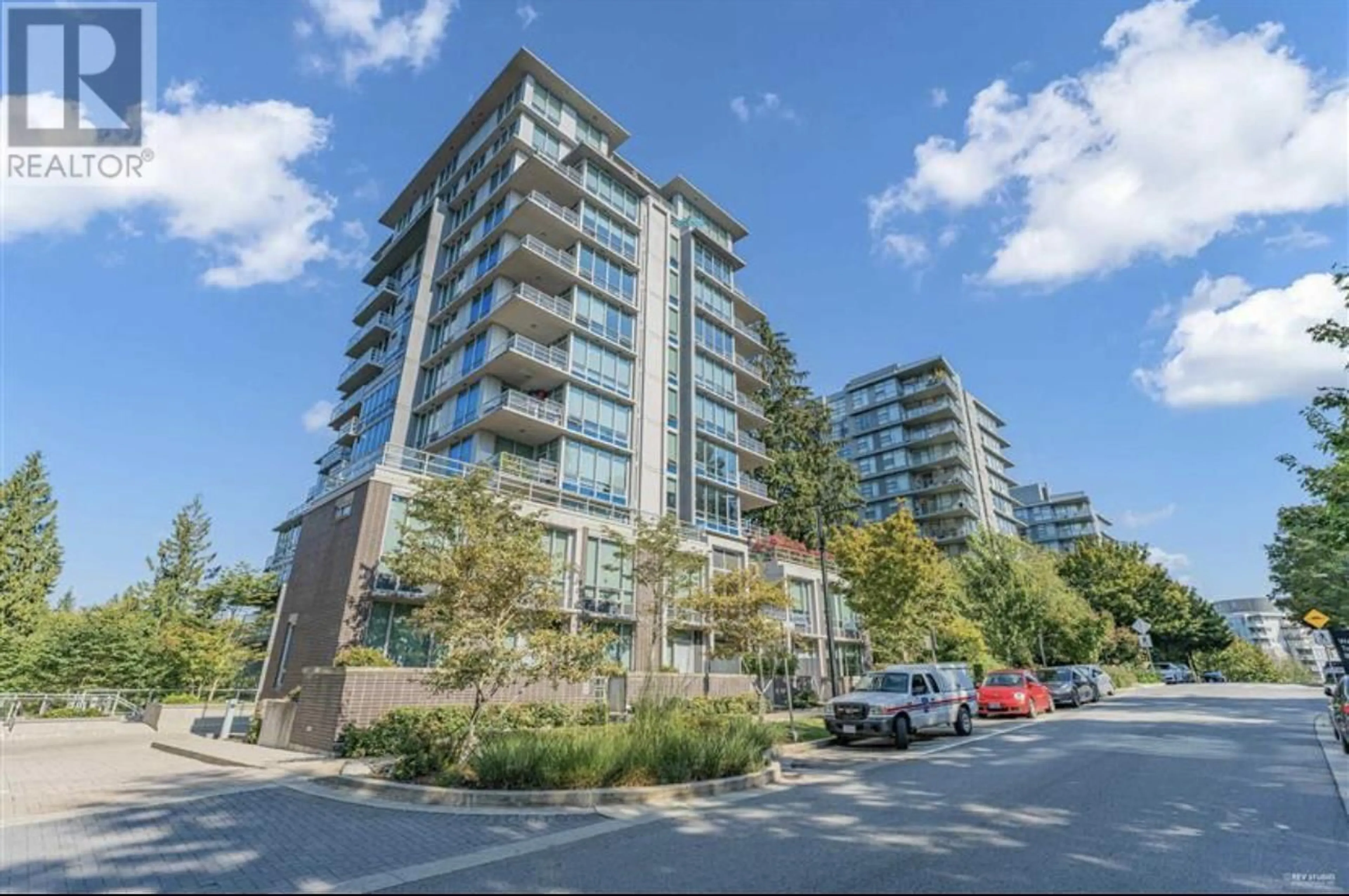 A pic from exterior of the house or condo, the front or back of building for 302 9080 UNIVERSITY CRESCENT, Burnaby British Columbia V5A0B7