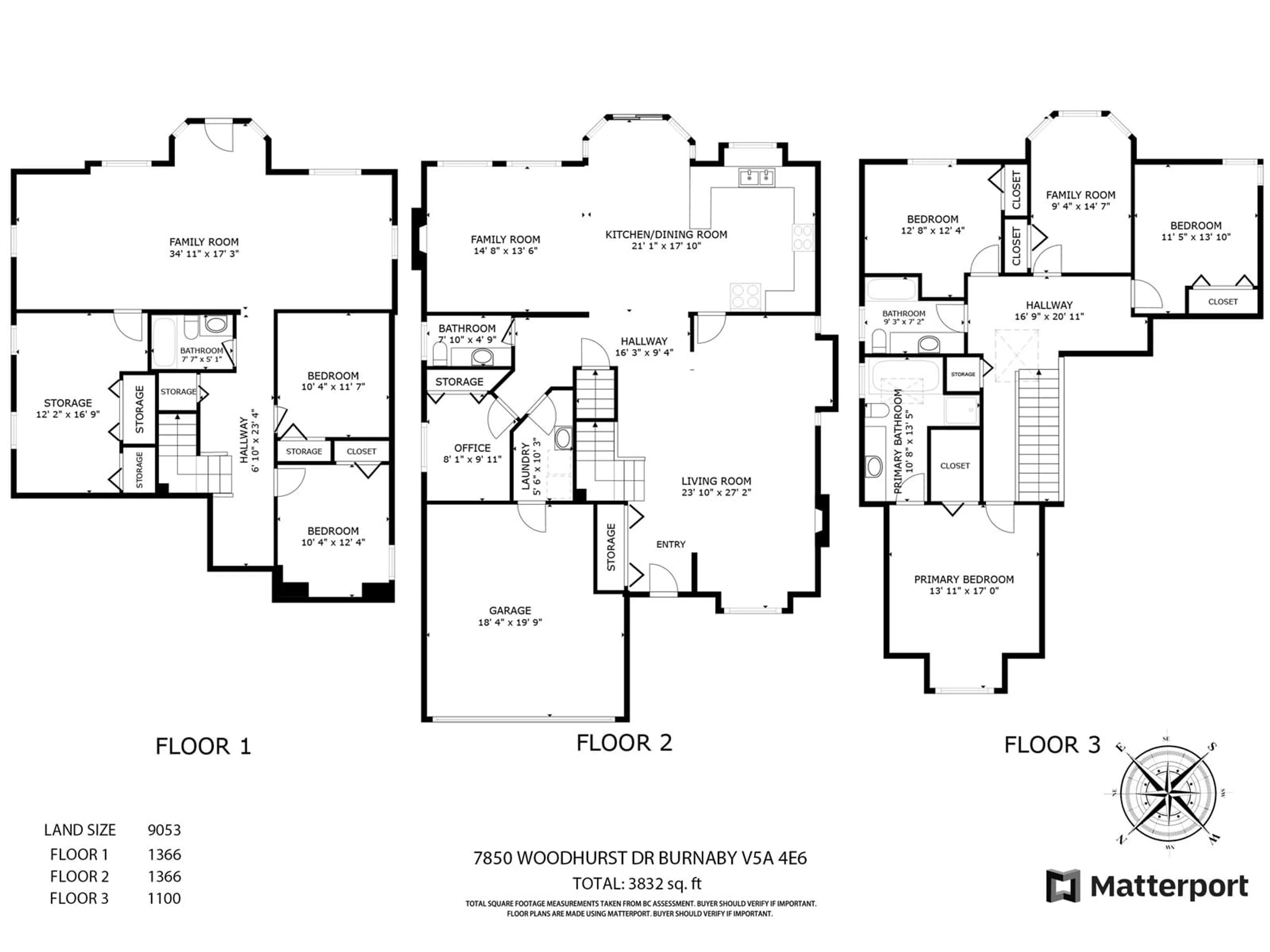 Floor plan for 14766 31ST AVENUE, Surrey British Columbia V4P3E7