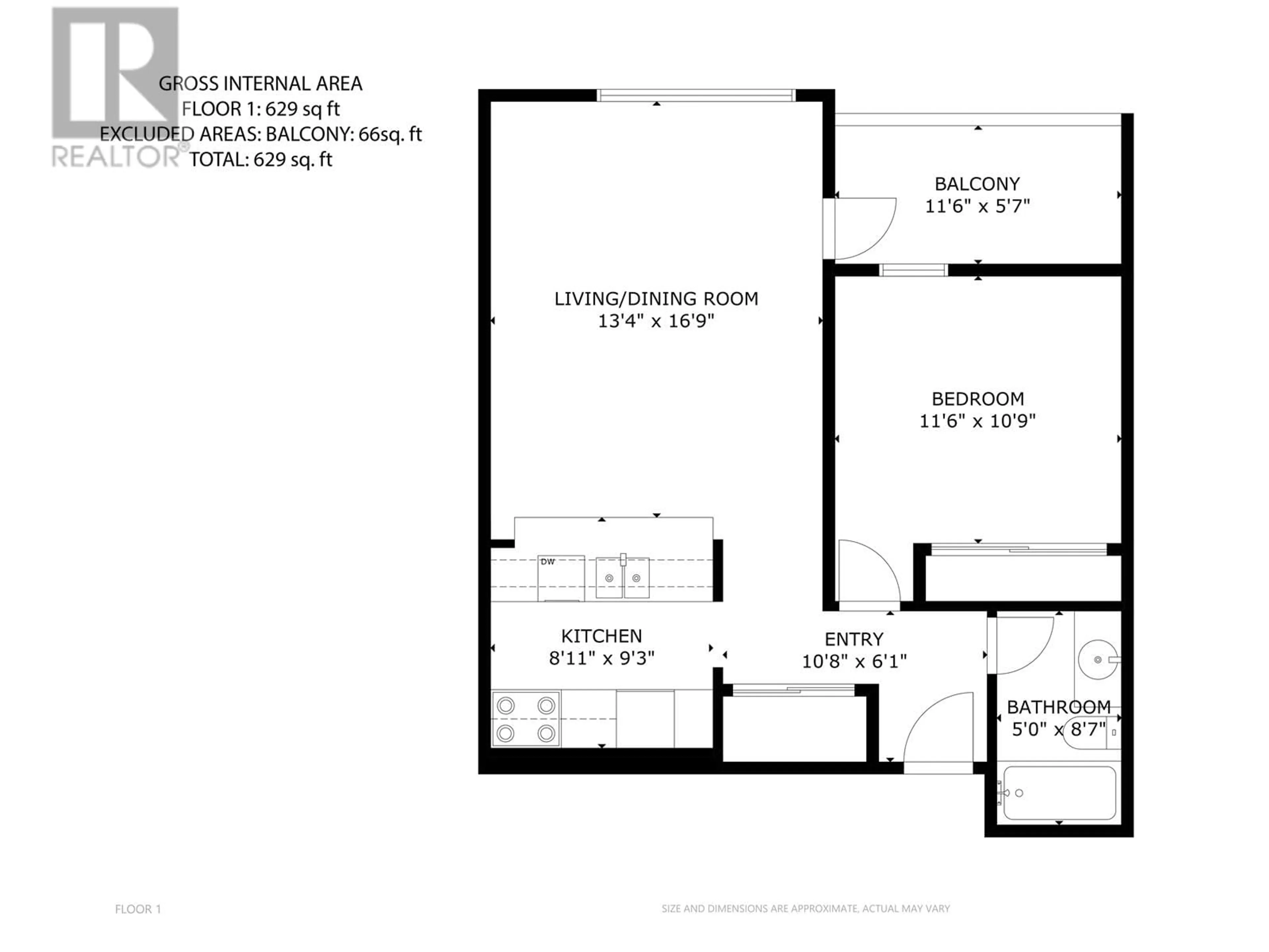Floor plan for 404 1040 E BROADWAY, Vancouver British Columbia V5T4N7