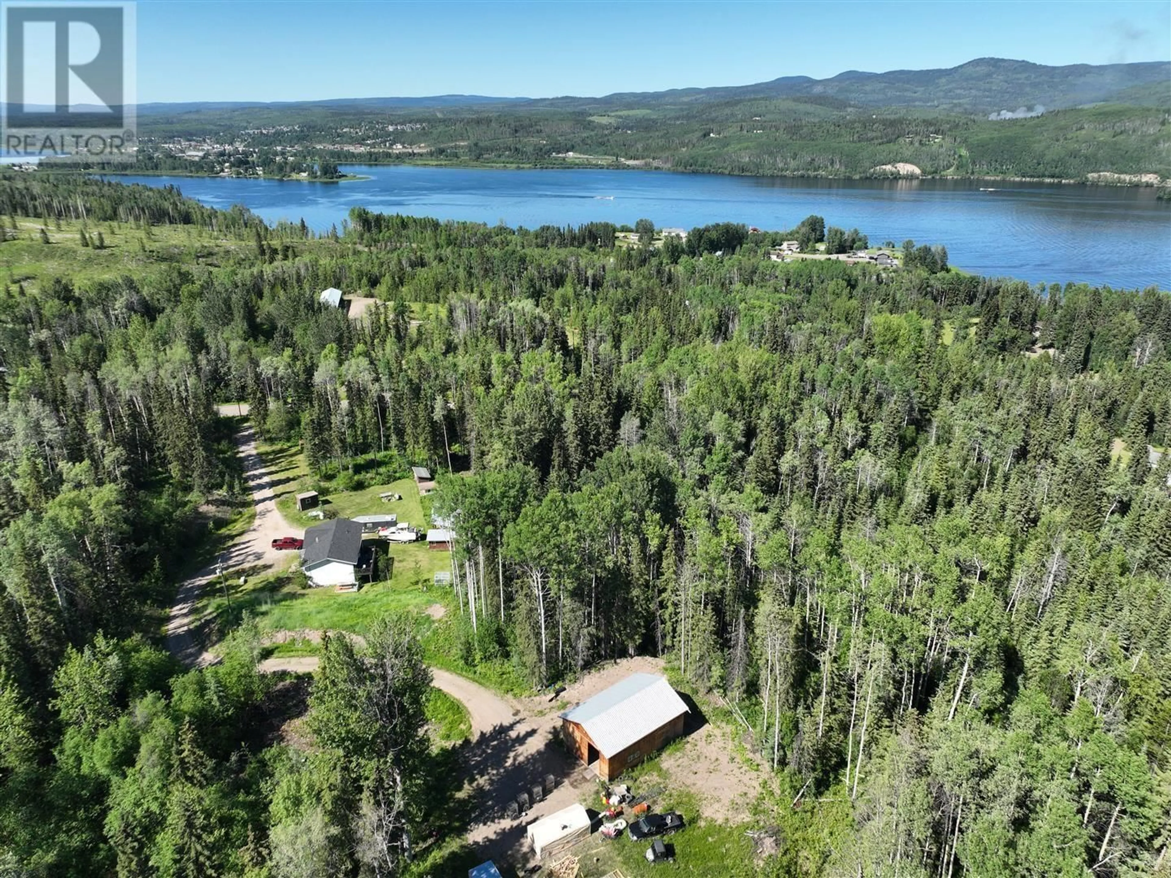 A pic from exterior of the house or condo, lake for 815 BEACH ROAD, Burns Lake British Columbia V0J1E2