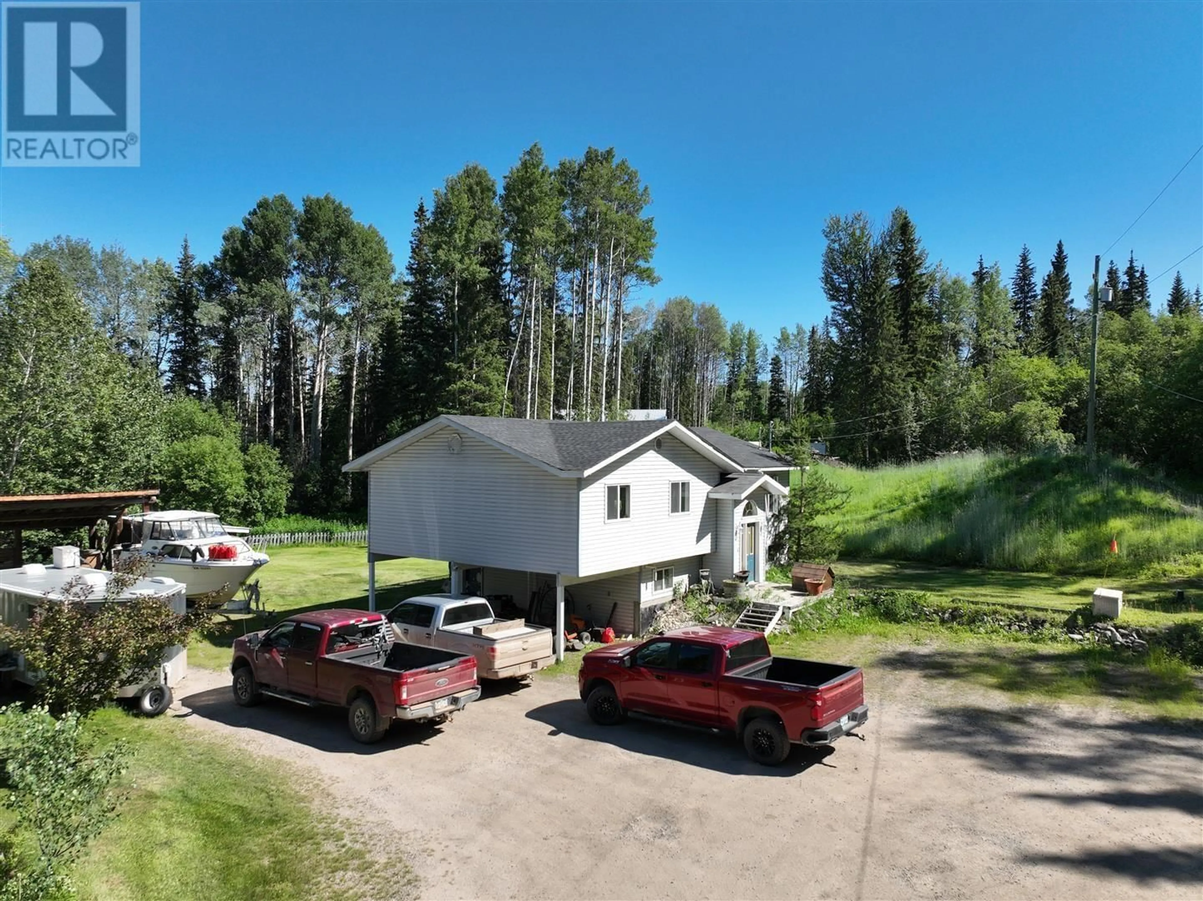 A pic from exterior of the house or condo, the street view for 815 BEACH ROAD, Burns Lake British Columbia V0J1E2