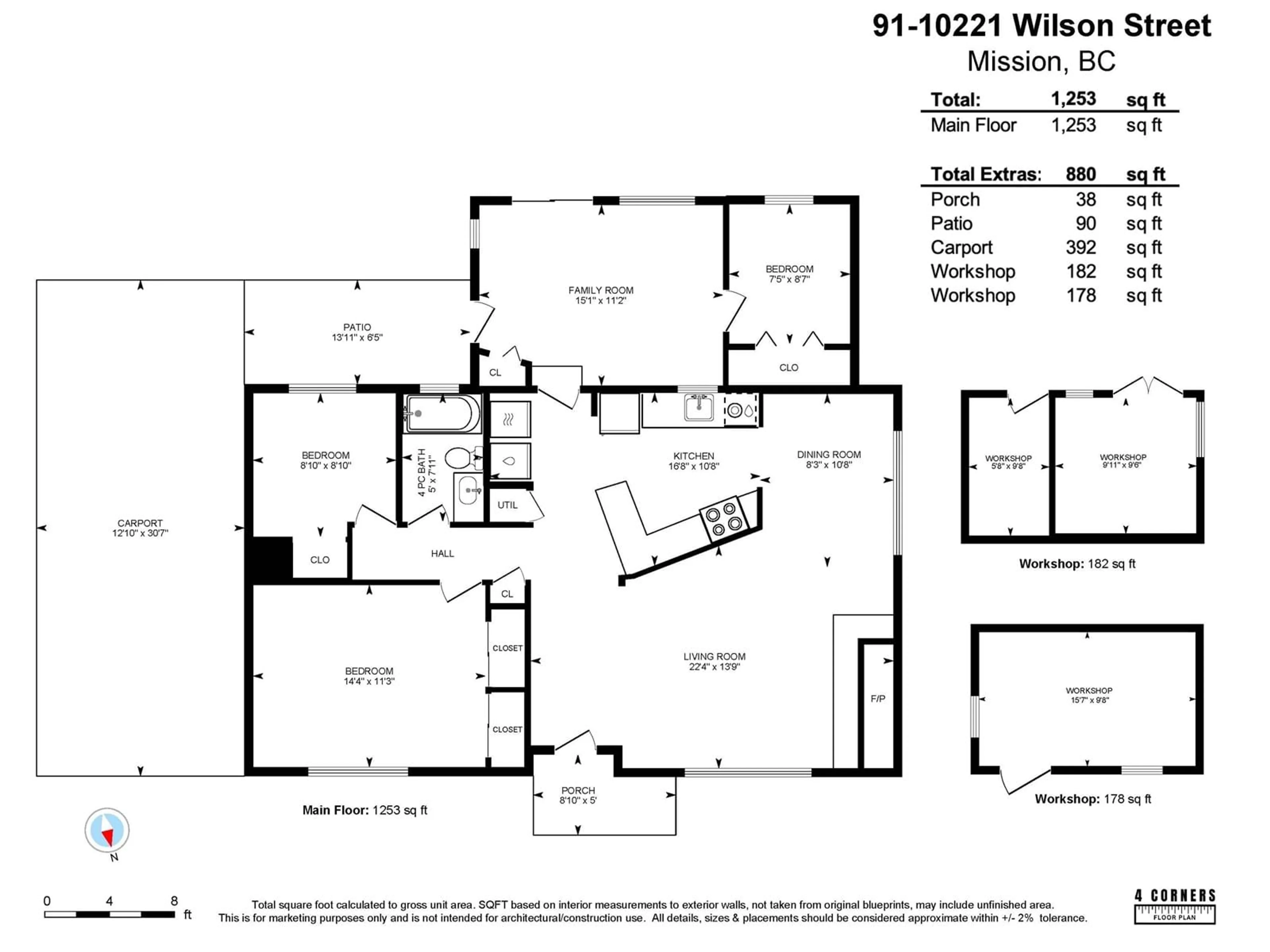 Floor plan for 91 10221 WILSON STREET, Mission British Columbia V4S1L9