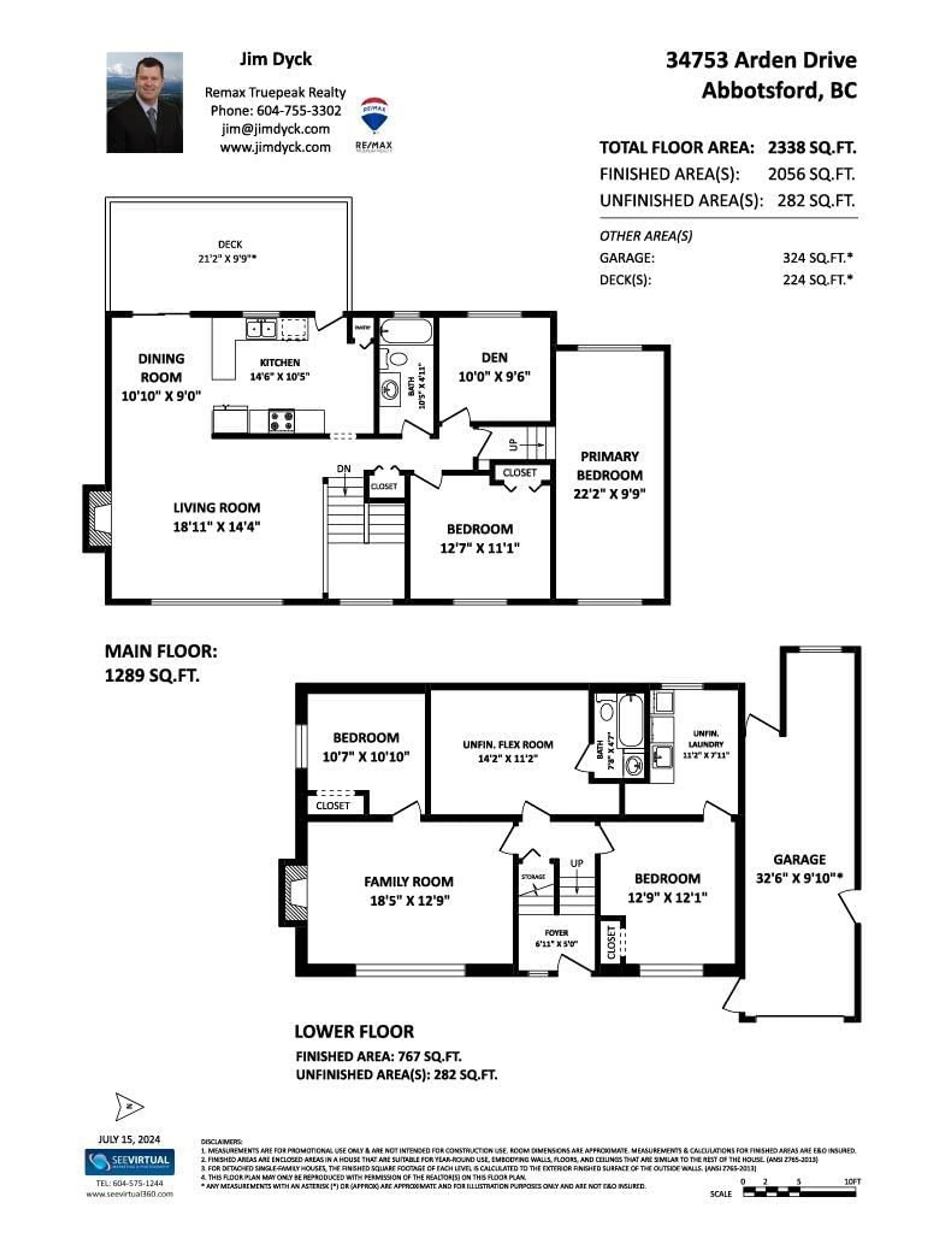 Floor plan for 34753 ARDEN DRIVE, Abbotsford British Columbia V2S2X9