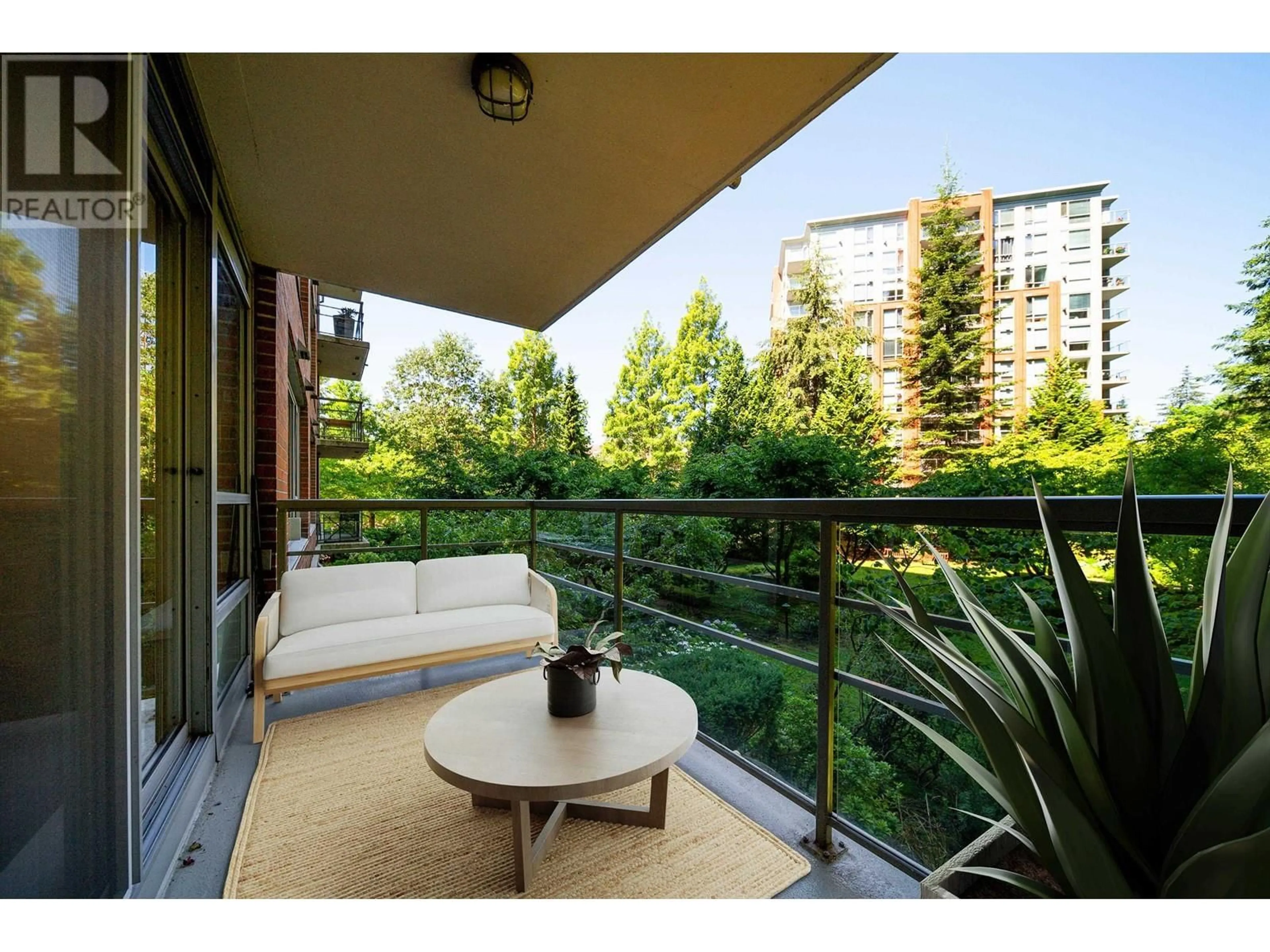 Balcony in the apartment for 203 5639 HAMPTON PLACE, Vancouver British Columbia V6T2H6