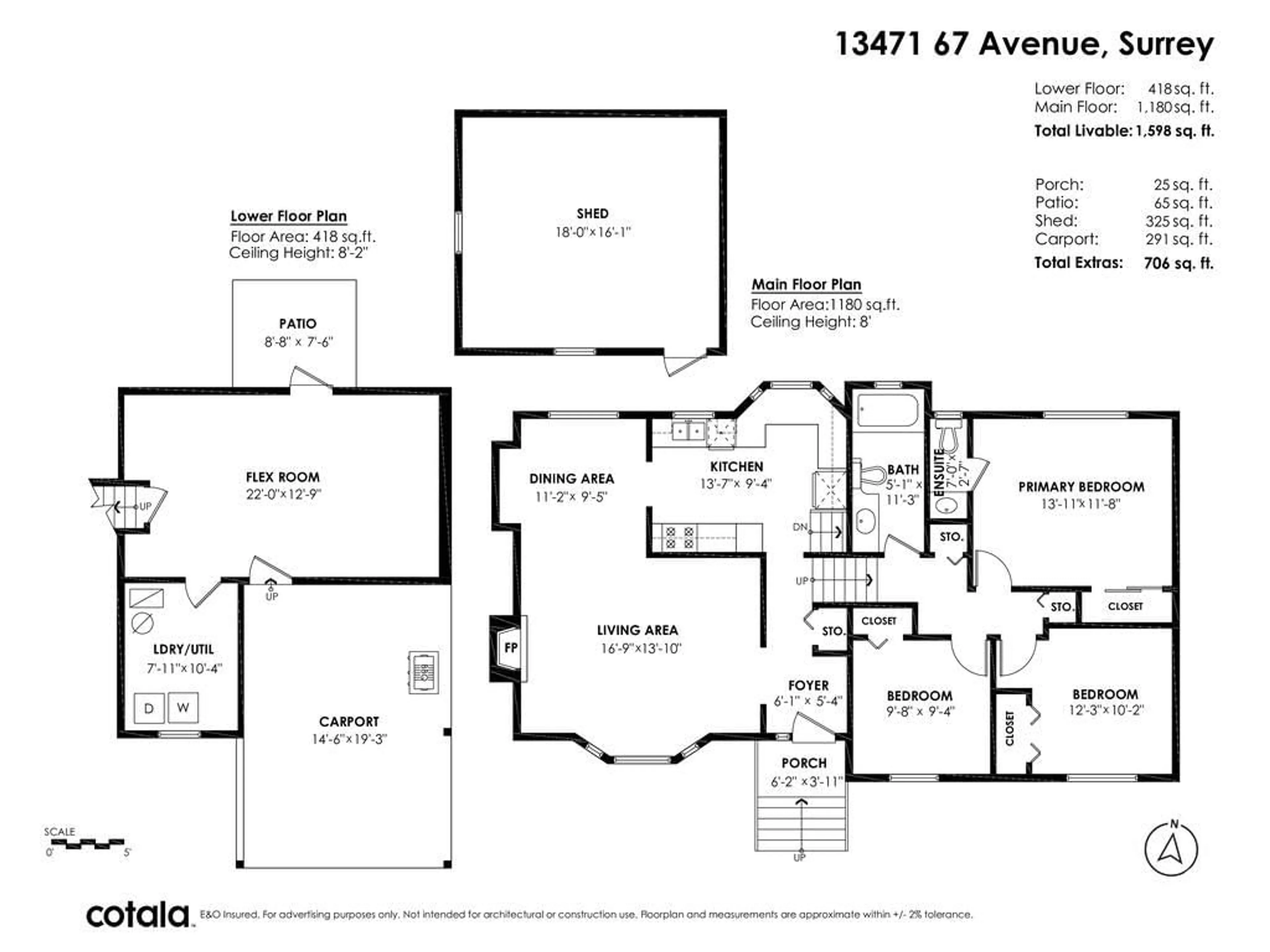 Floor plan for 13471 67, Surrey British Columbia V3W8J8