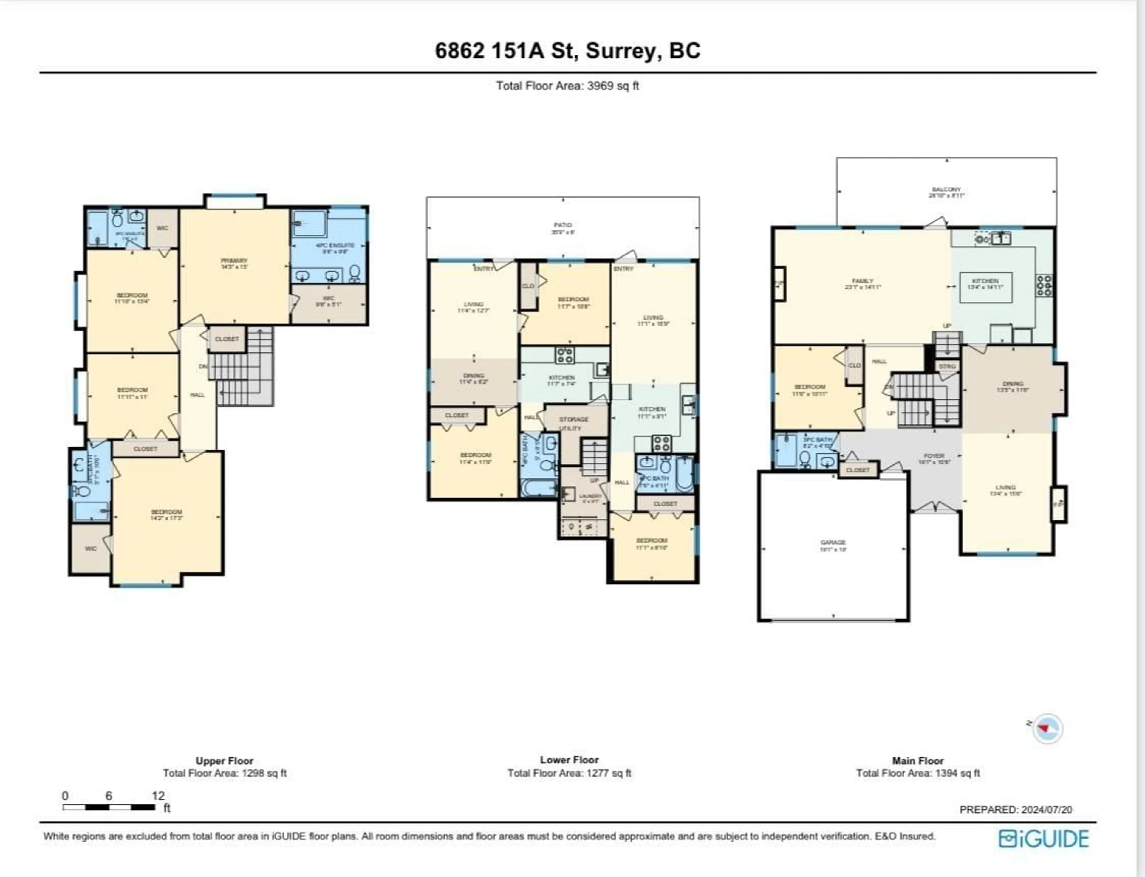 Floor plan for 6862 151A STREET, Surrey British Columbia V3S7Y7