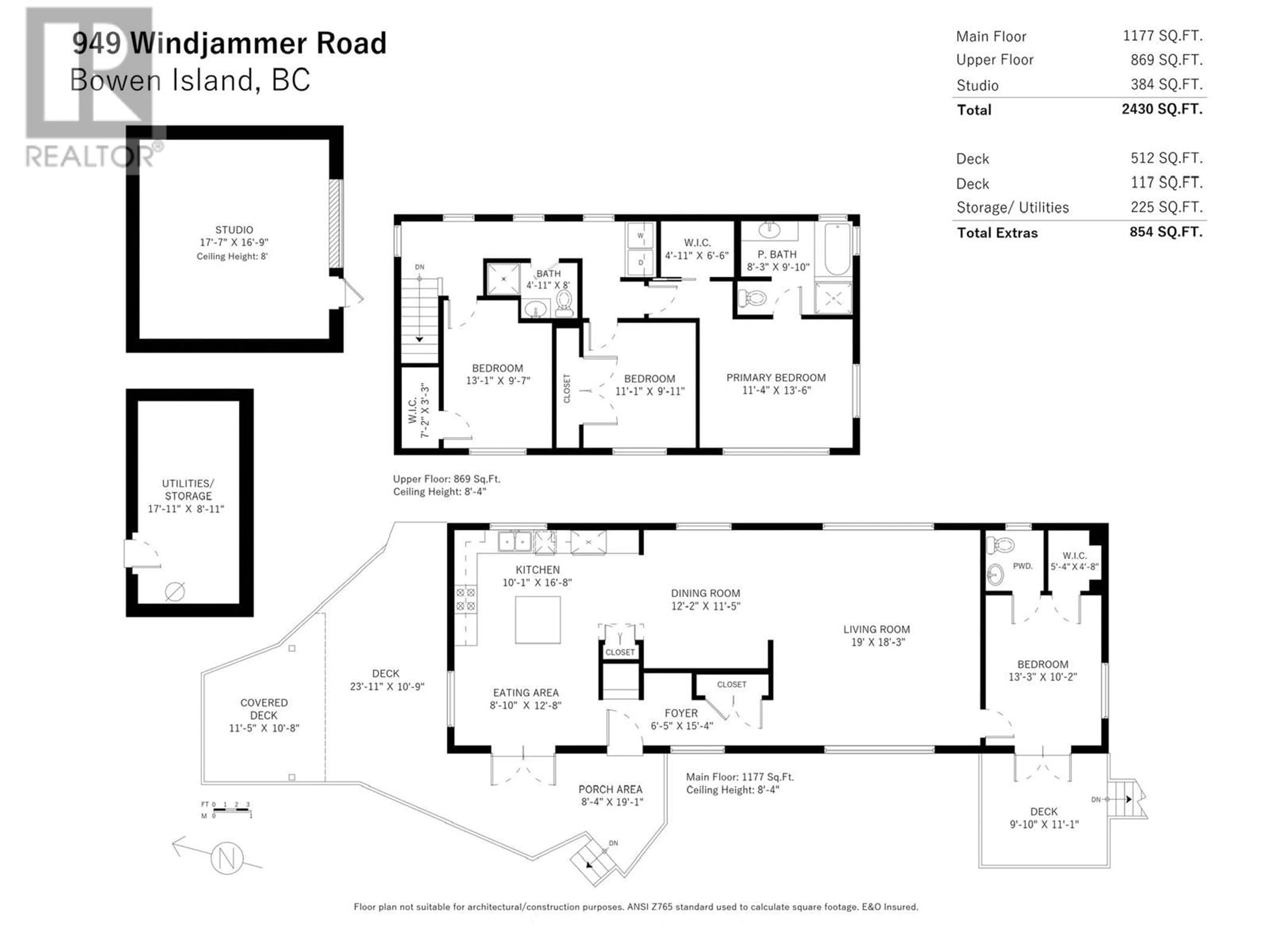 Floor plan for 949 WINDJAMMER ROAD, Bowen Island British Columbia V0N1G2