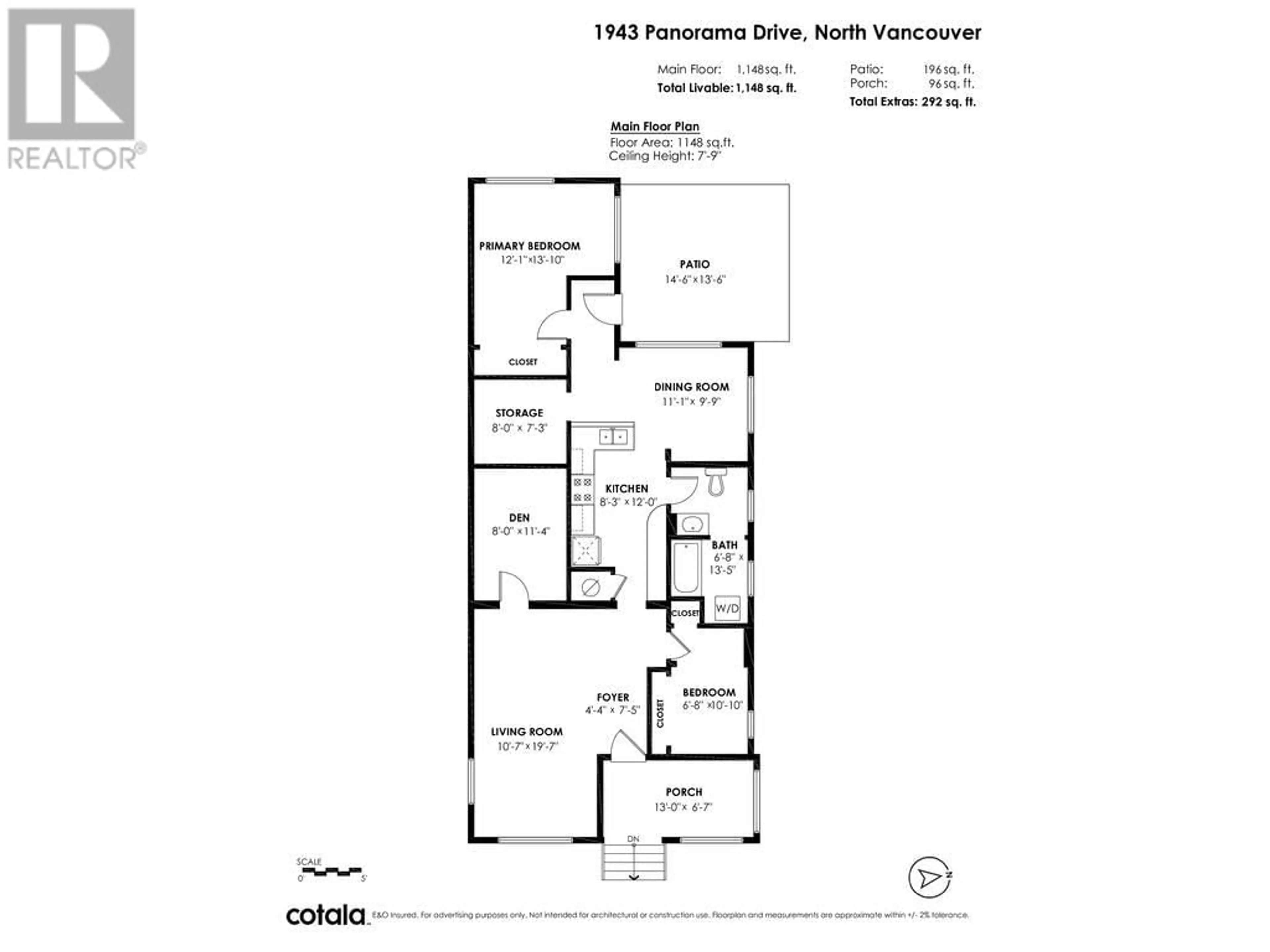 Floor plan for 1943 PANORAMA DRIVE, North Vancouver British Columbia V7G1V2