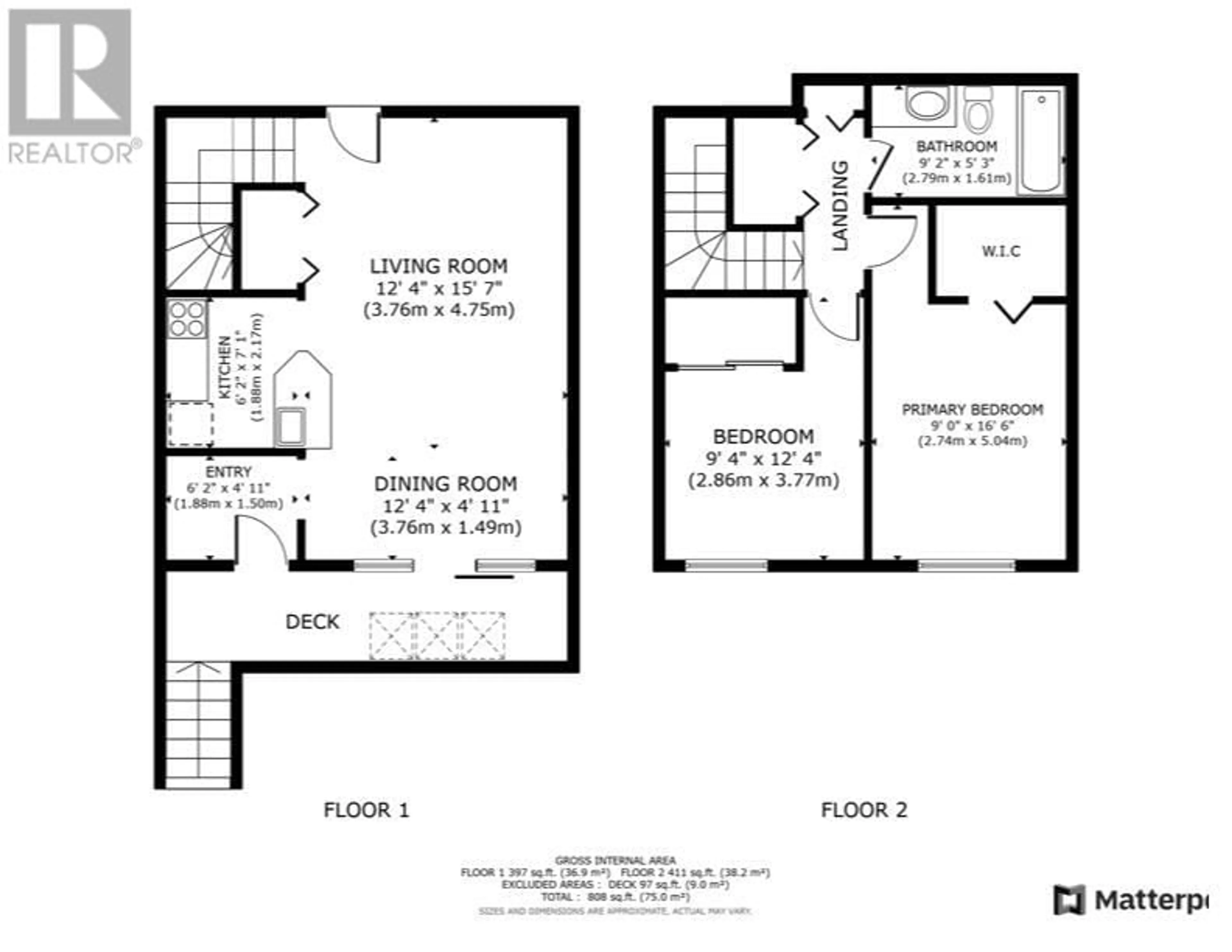 Floor plan for 9 8100 ALPINE WAY, Whistler British Columbia V8E0G2