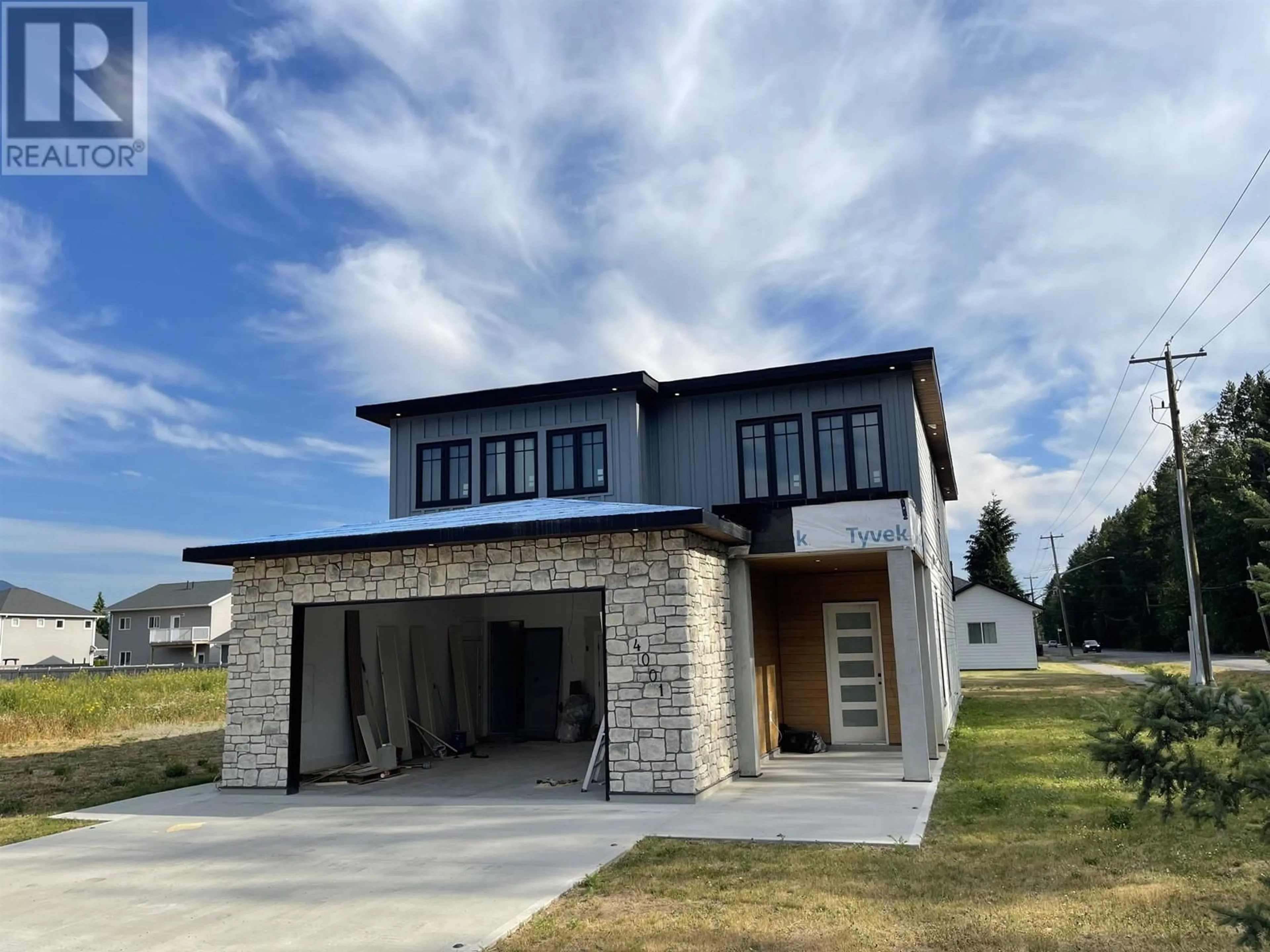 Frontside or backside of a home, the front or back of building for 4001 NASH DRIVE, Terrace British Columbia V8G0L3