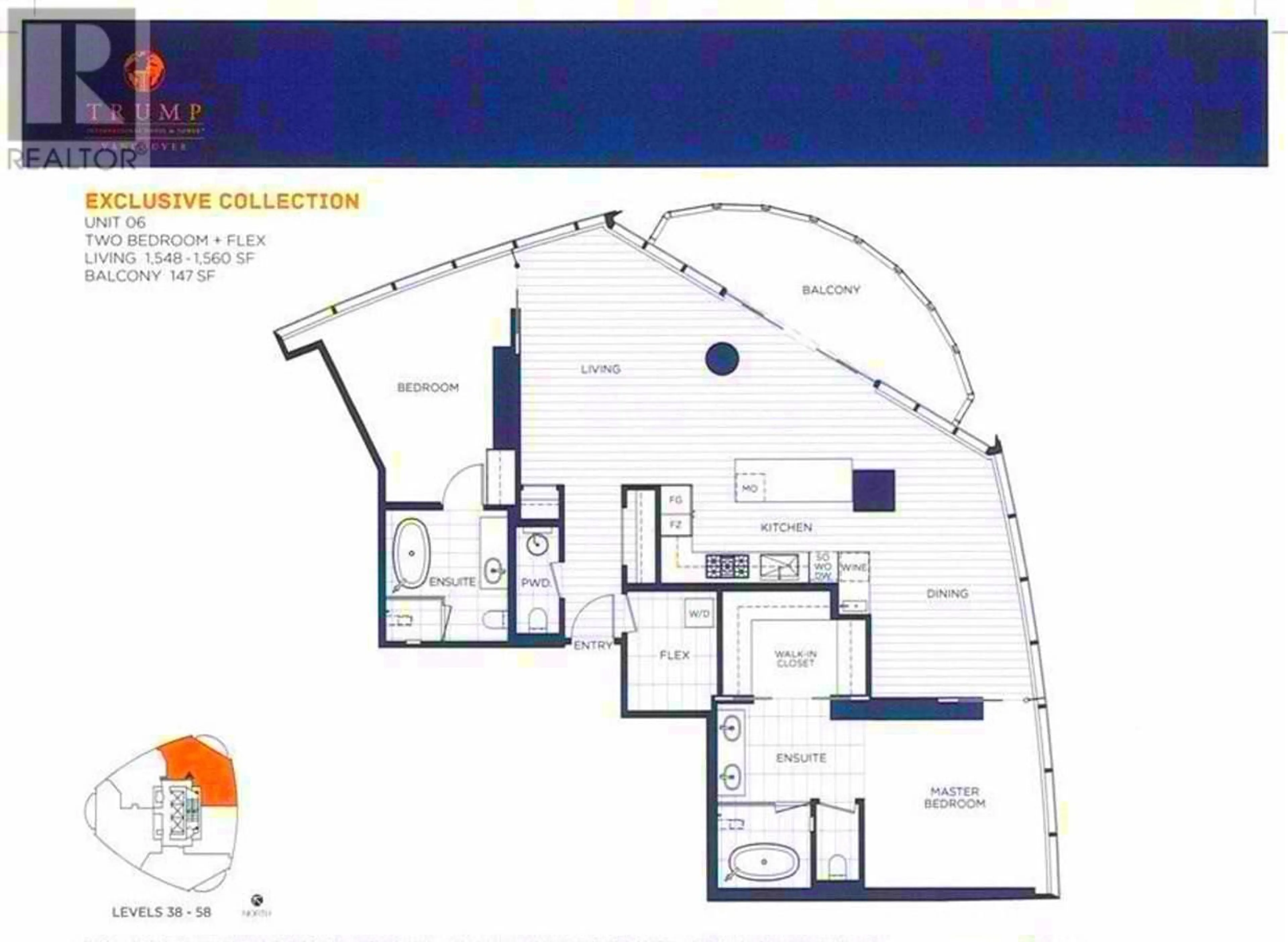 Floor plan for 5606 1151 W GEORGIA STREET, Vancouver British Columbia V6E0B3