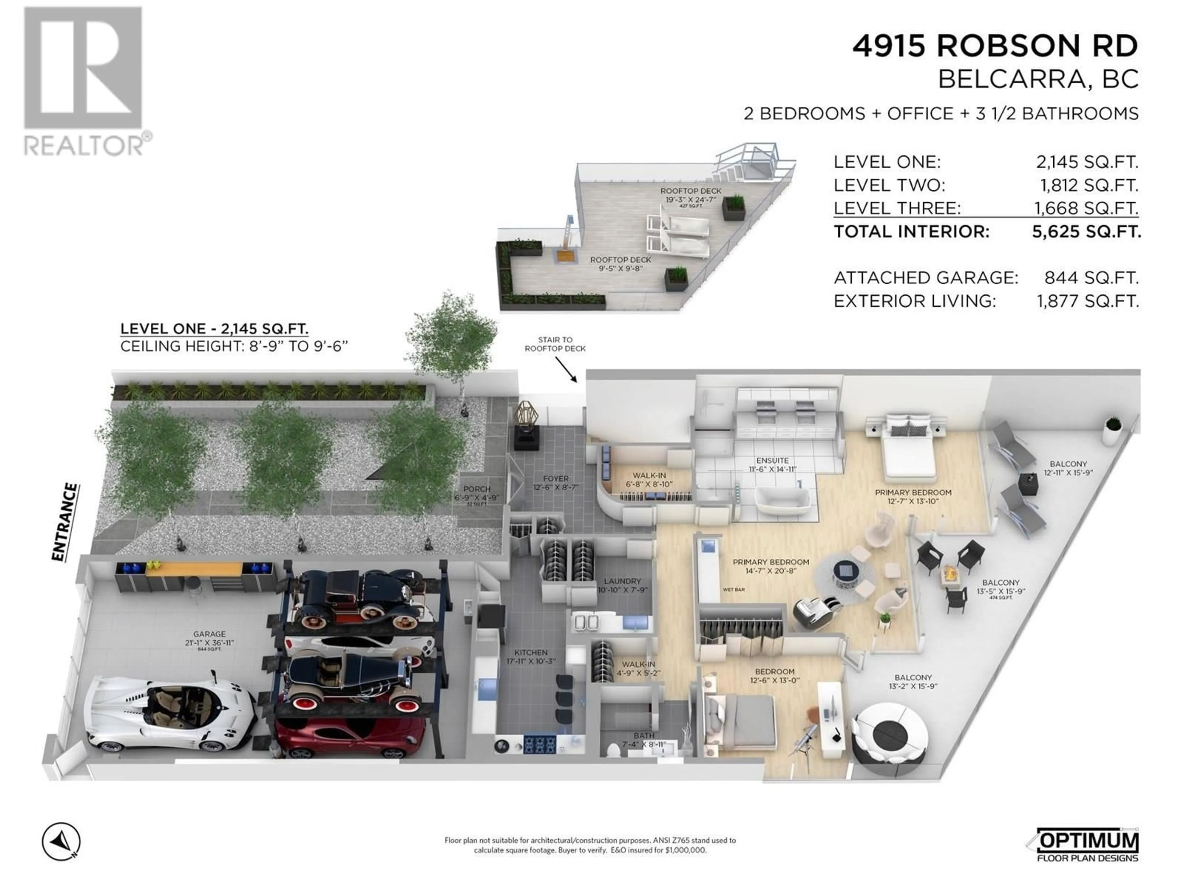 Floor plan for 4915 ROBSON ROAD, Belcarra British Columbia V3H4N9