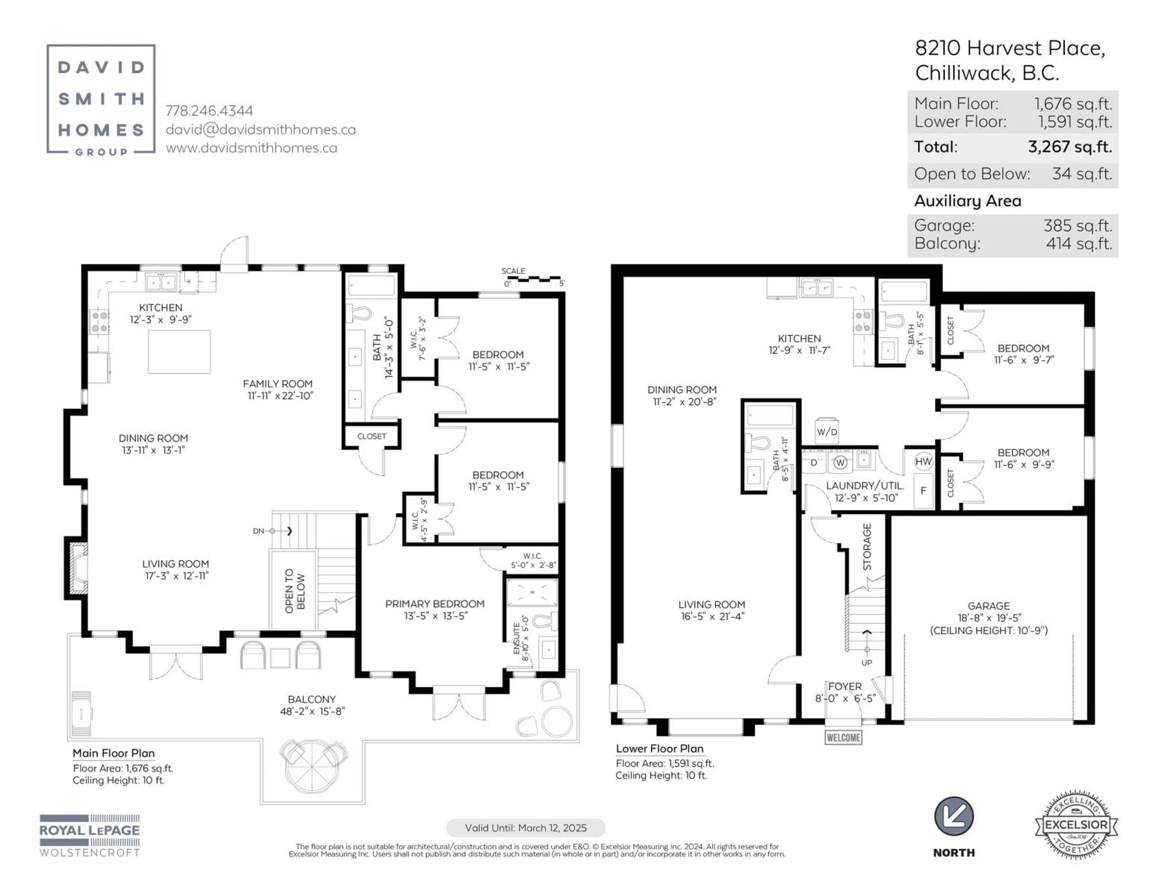 Floor plan for 8210 HARVEST PLACE, Chilliwack British Columbia V4Z0E4