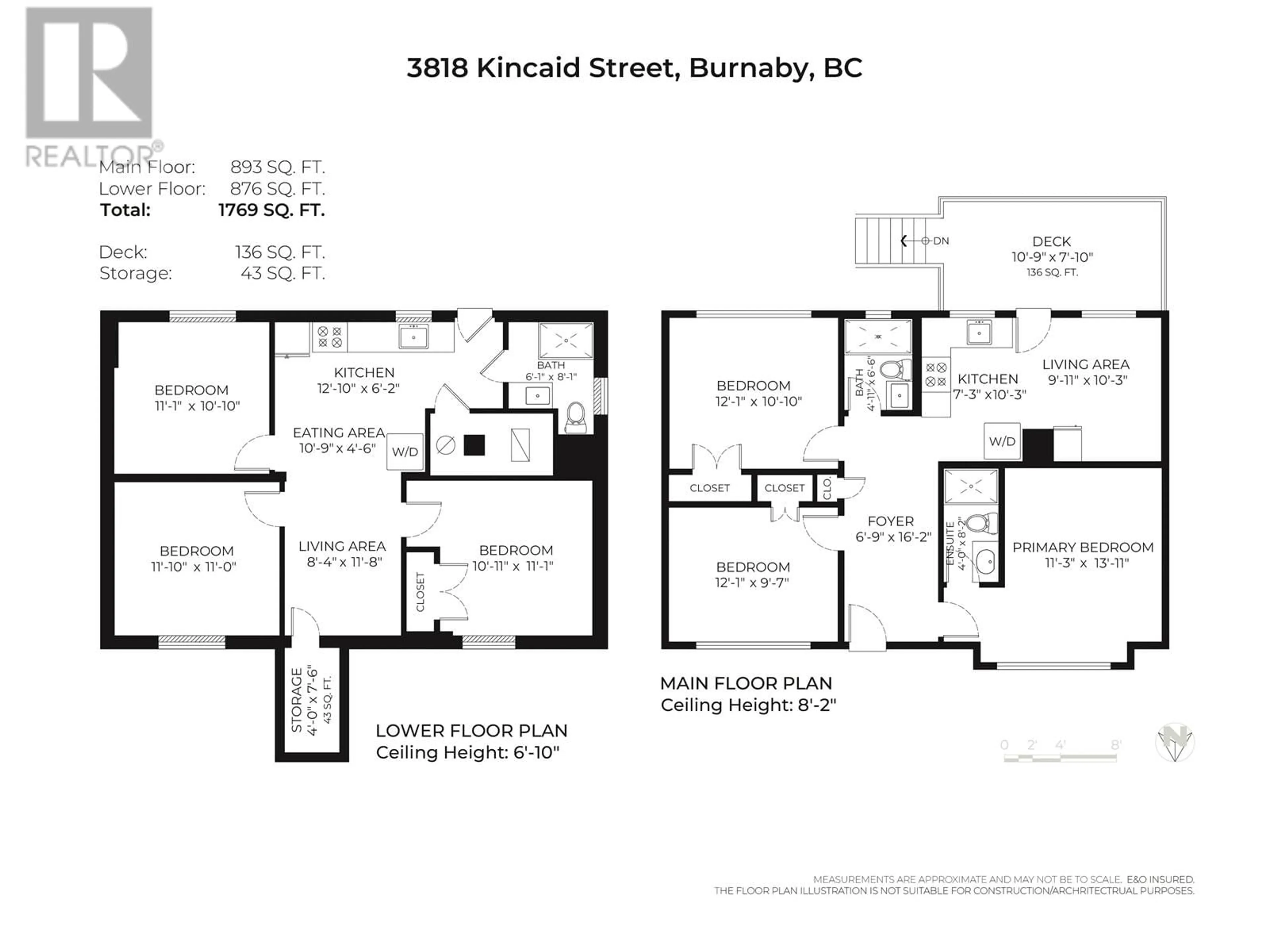 Floor plan for 3818 KINCAID STREET, Burnaby British Columbia V5G1V7