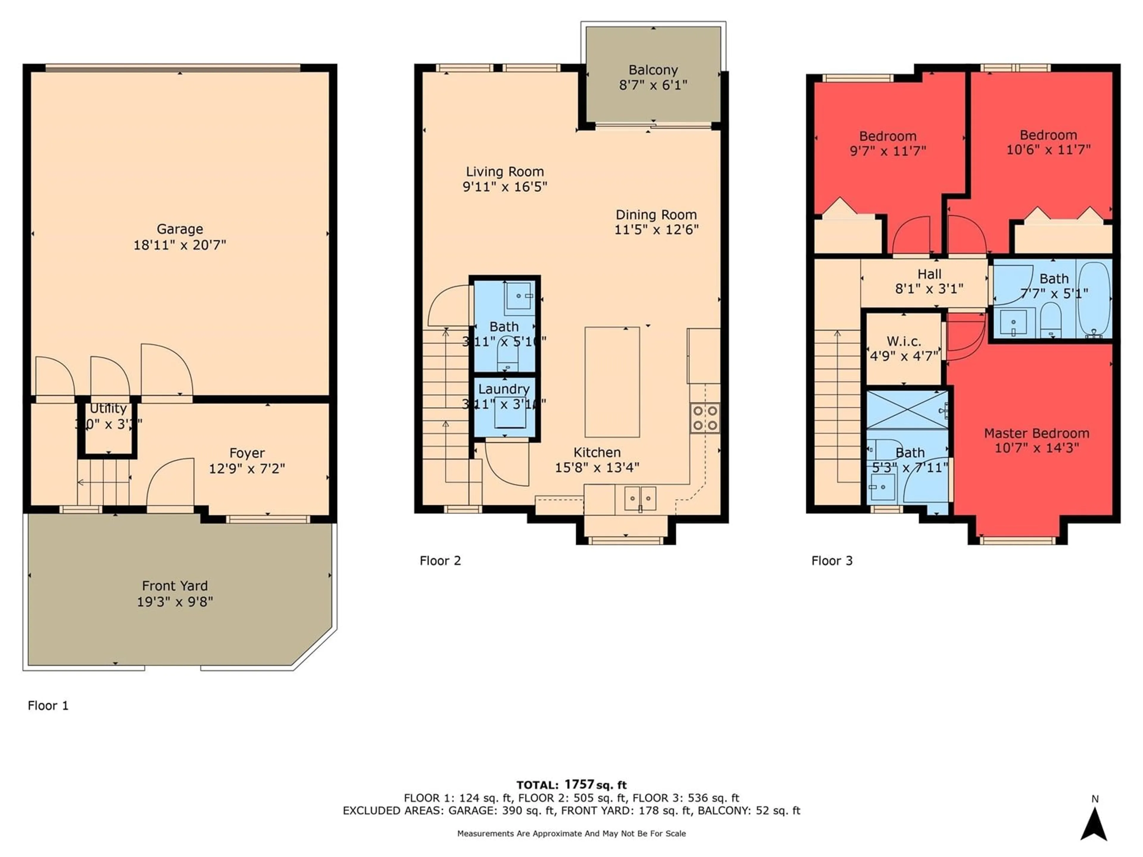 Floor plan for 14 14388 103 AVENUE, Surrey British Columbia V3T4V2