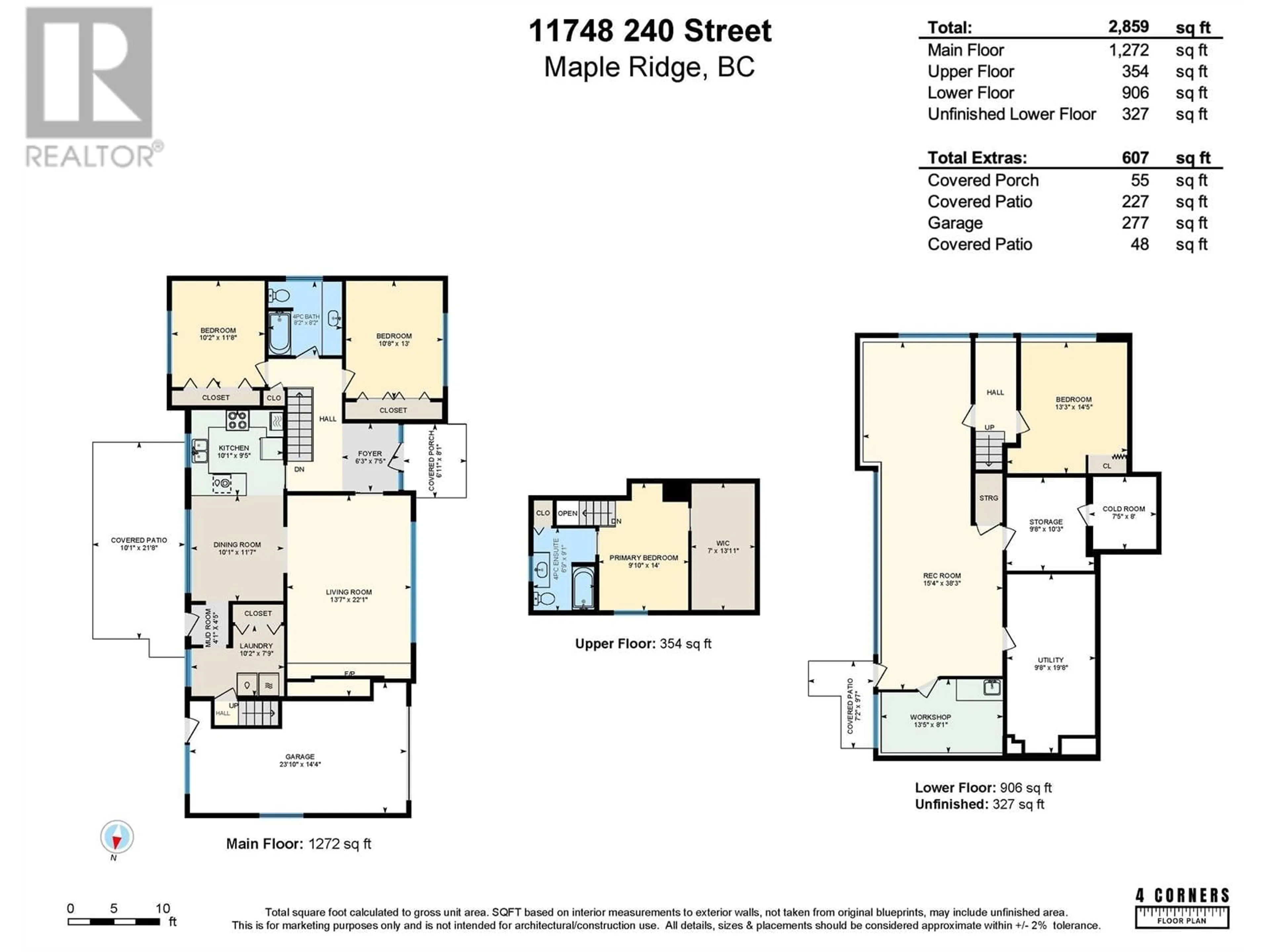 Floor plan for 11748 240 STREET, Maple Ridge British Columbia V4R1M8