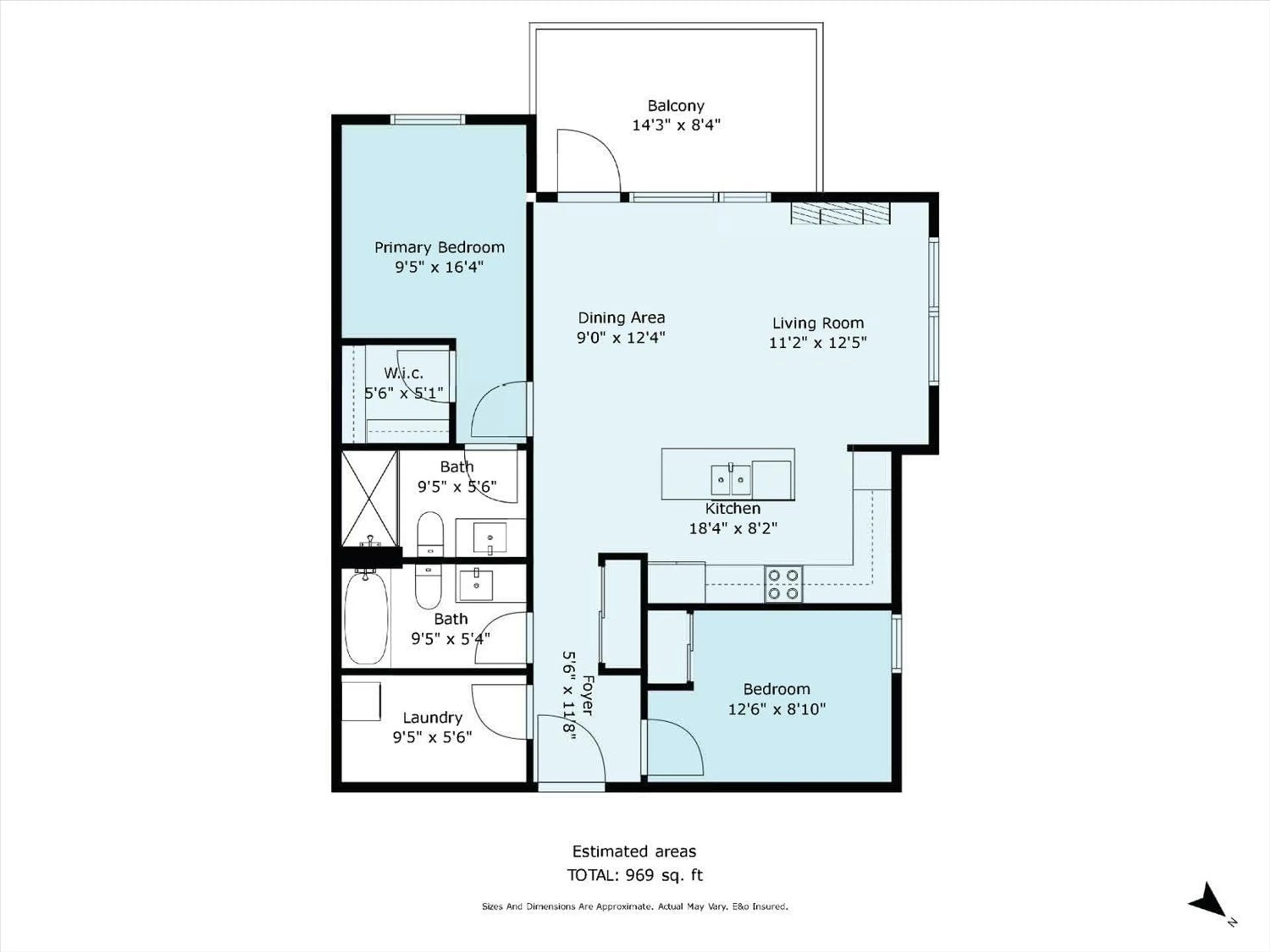 Floor plan for 407 45500 MARKET WAY, Chilliwack British Columbia V2R6G5