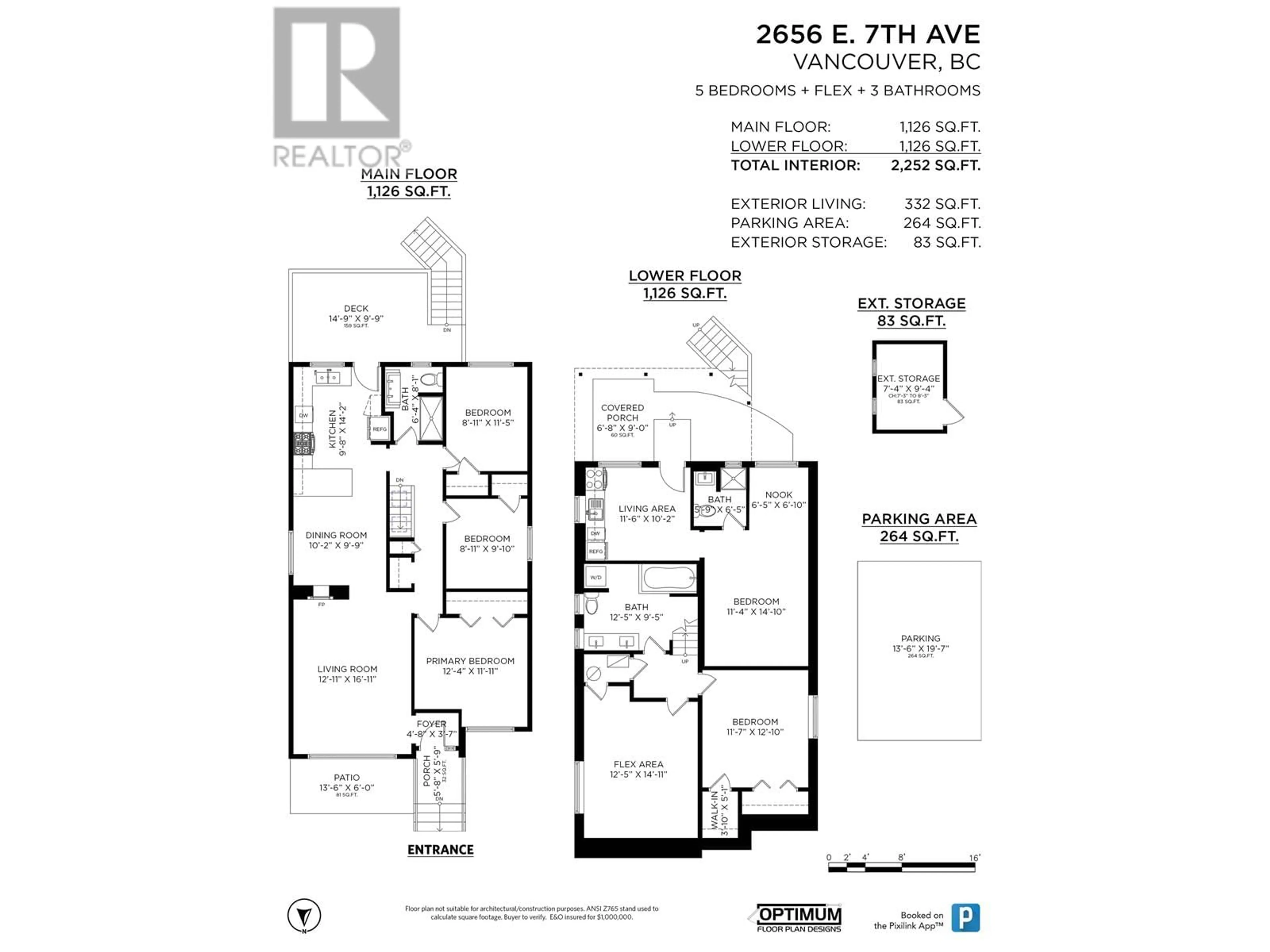 Floor plan for 2656 E 7TH AVENUE, Vancouver British Columbia V5M1T5