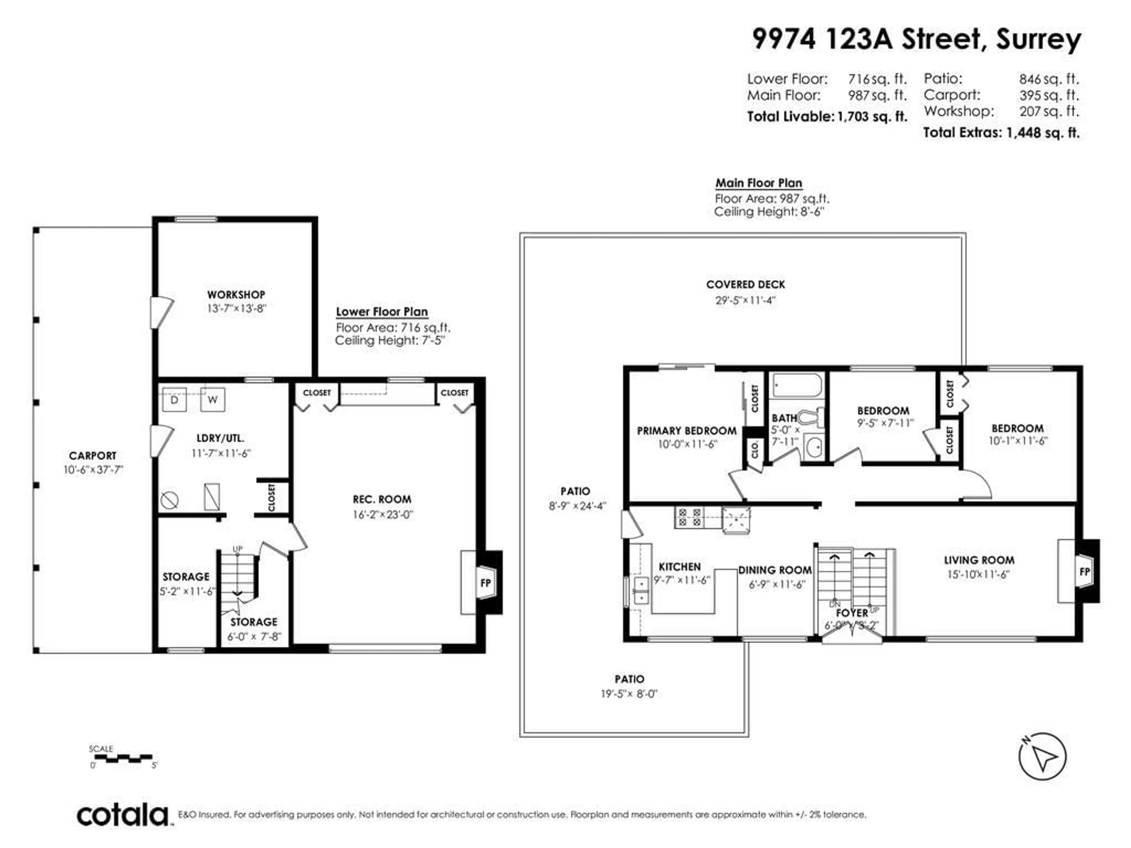 Floor plan for 9974 123A STREET, Surrey British Columbia V3V4R2