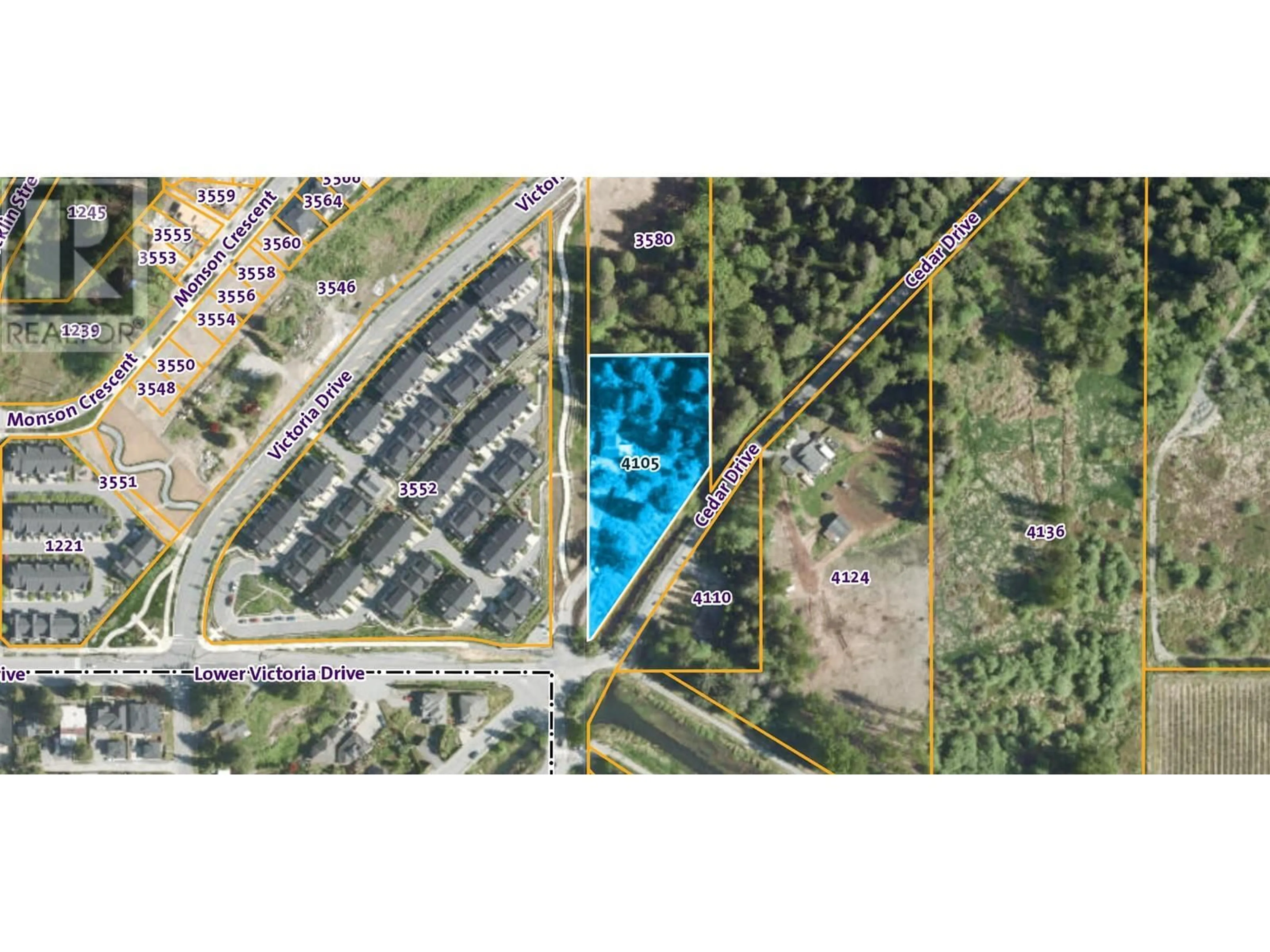 Picture of a map for 4105 CEDAR DRIVE, Coquitlam British Columbia V3E3H7