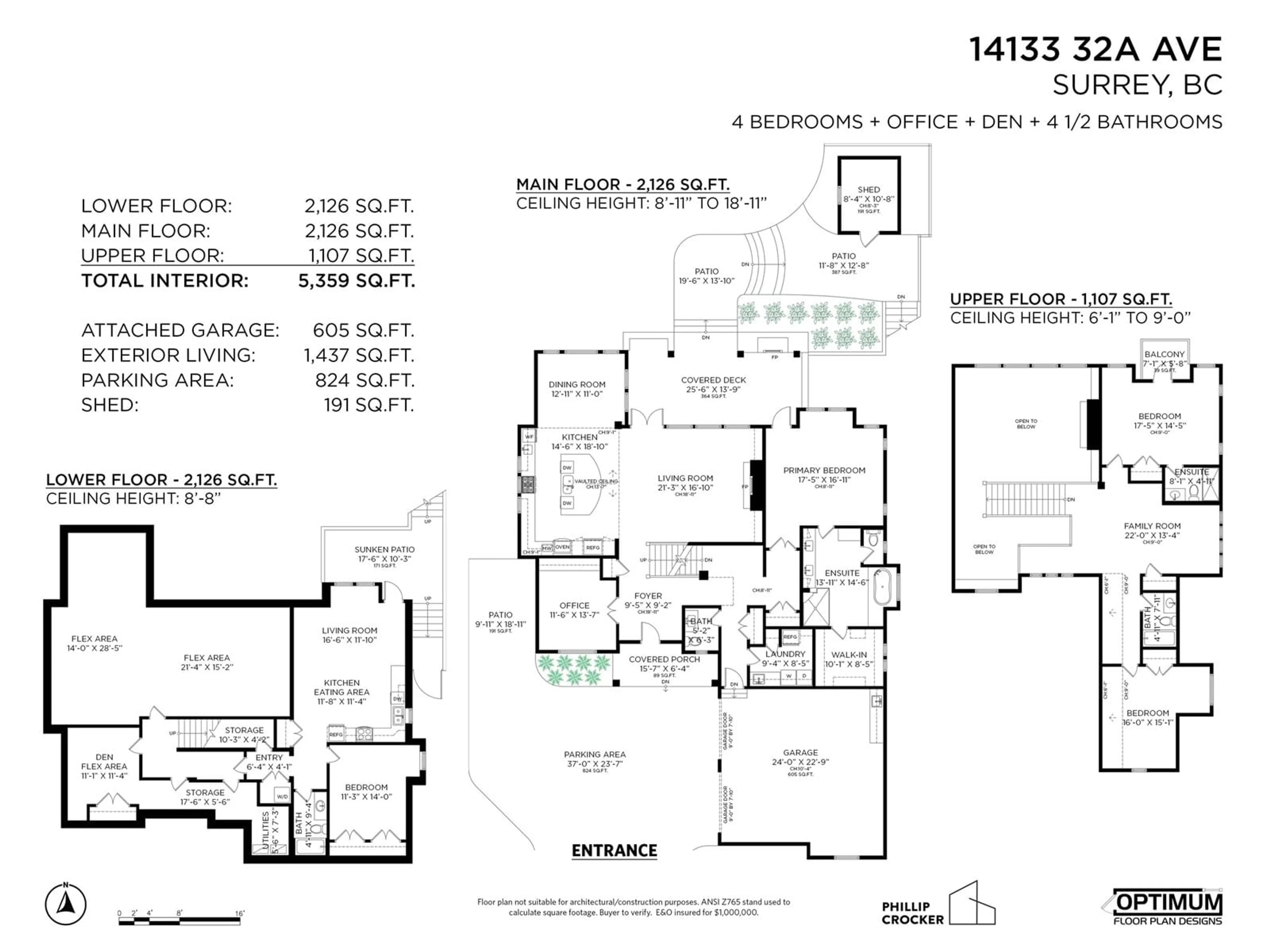 Floor plan for 14133 32A AVENUE, Surrey British Columbia V4P3N9