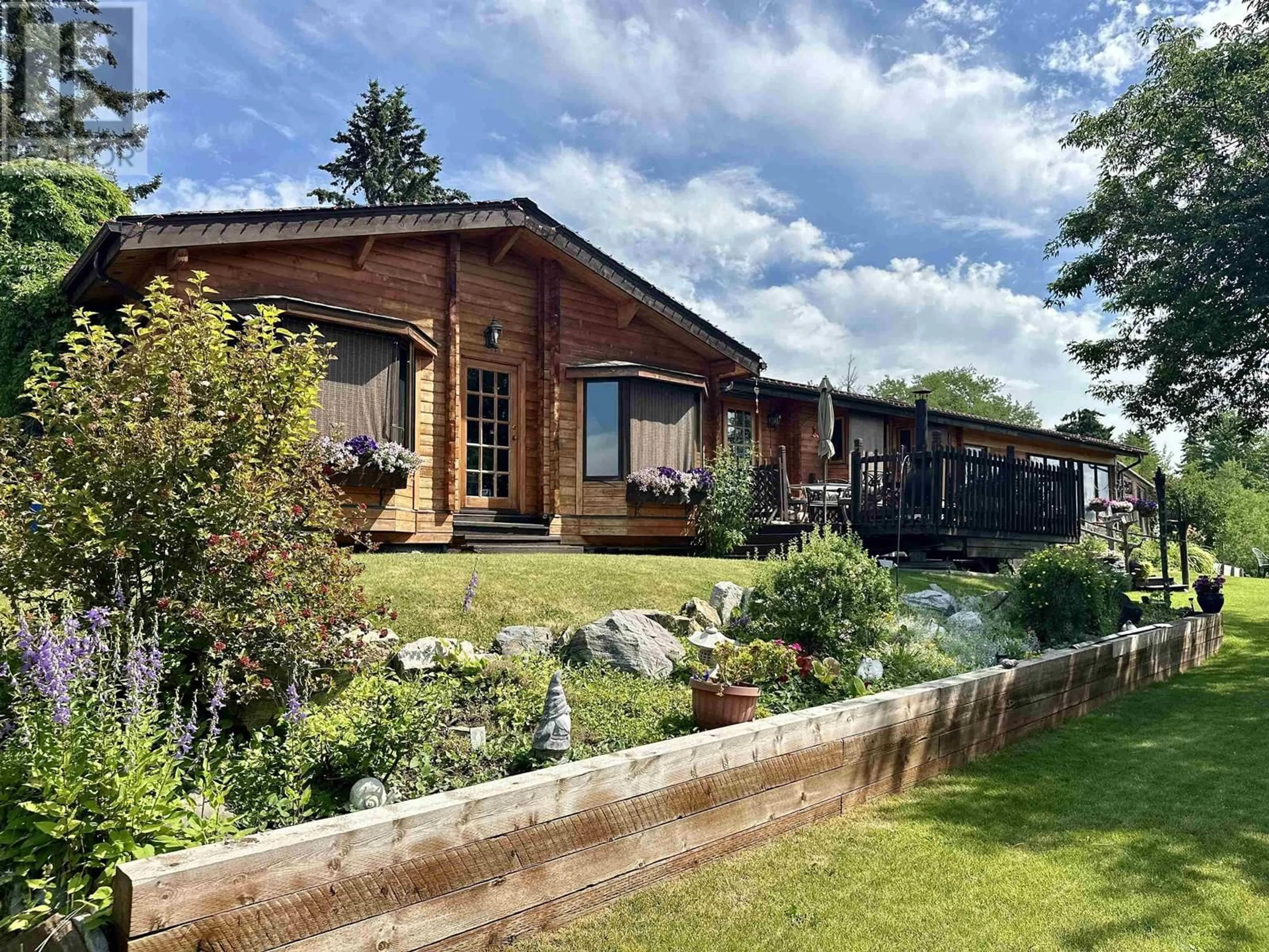 A pic from outside/outdoor area/front of a property/back of a property/a pic from drone, mountain view for 282 NORTHSIDE ROAD, Vanderhoof British Columbia V0J3A2