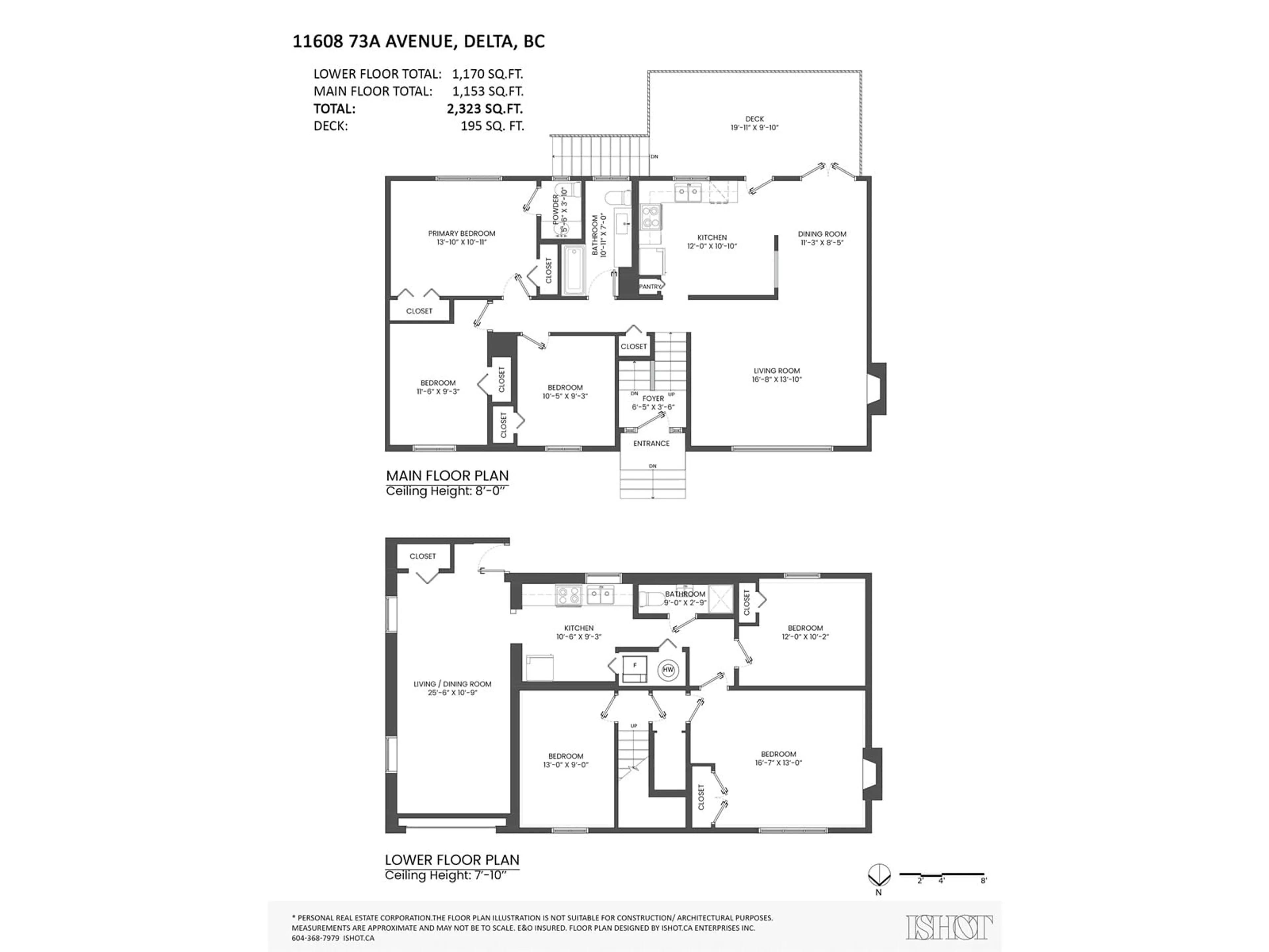 Floor plan for 11608 73A AVENUE, Delta British Columbia V4C6Y7