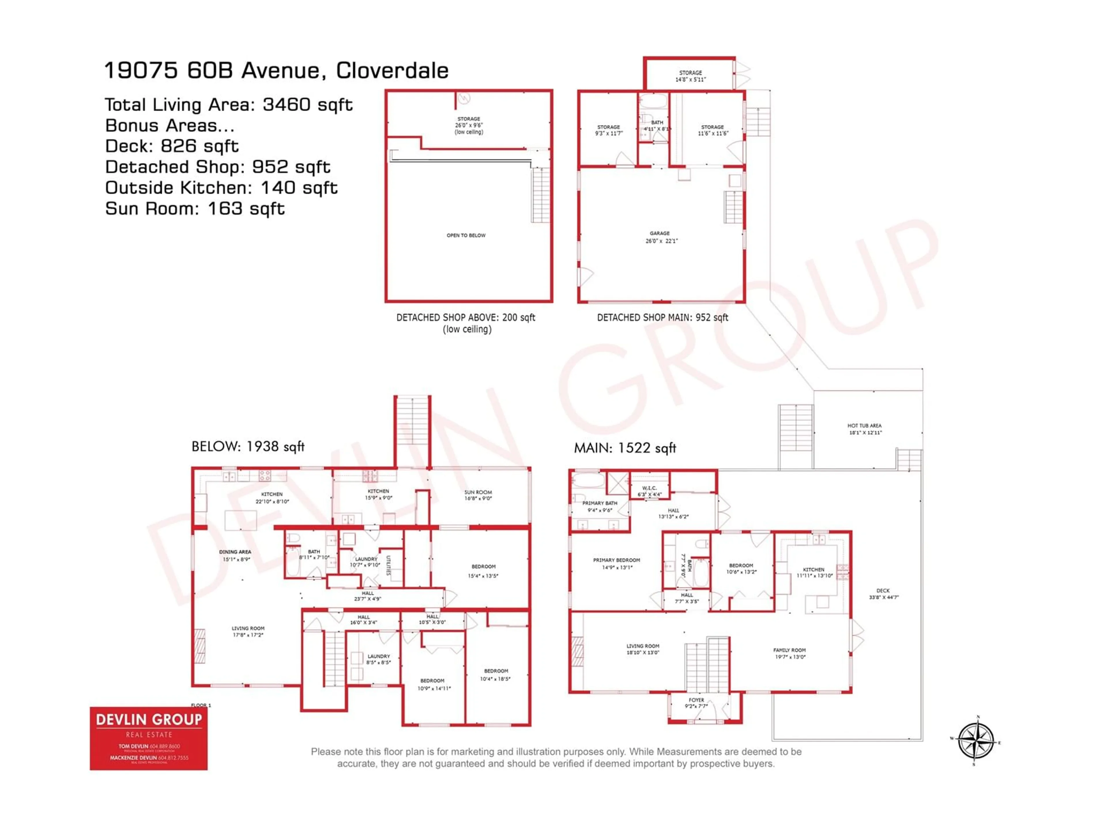 Floor plan for 19075 60B AVENUE, Surrey British Columbia V3S7T8