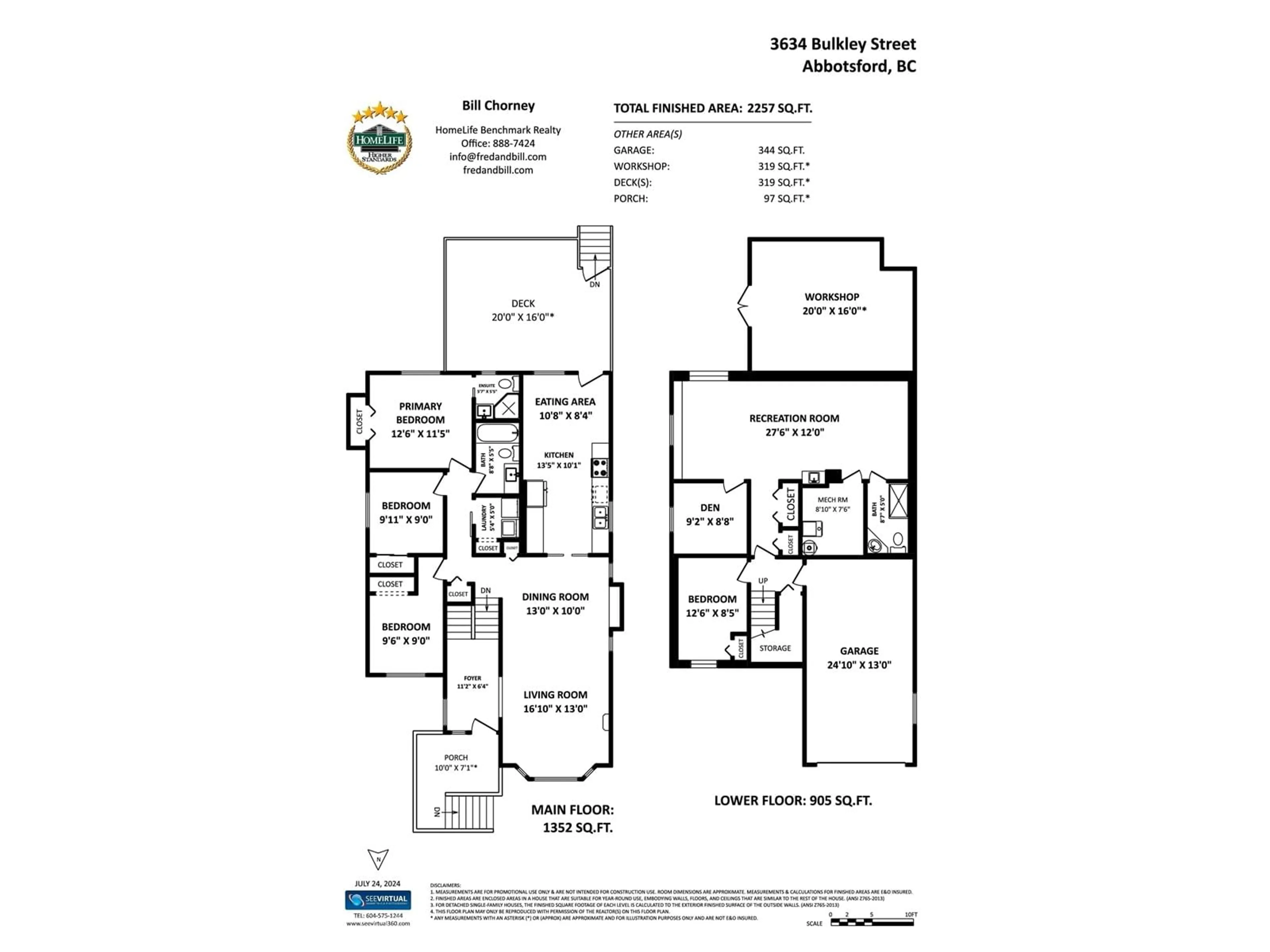 Floor plan for 3634 BULKLEY STREET, Abbotsford British Columbia V2S7H3