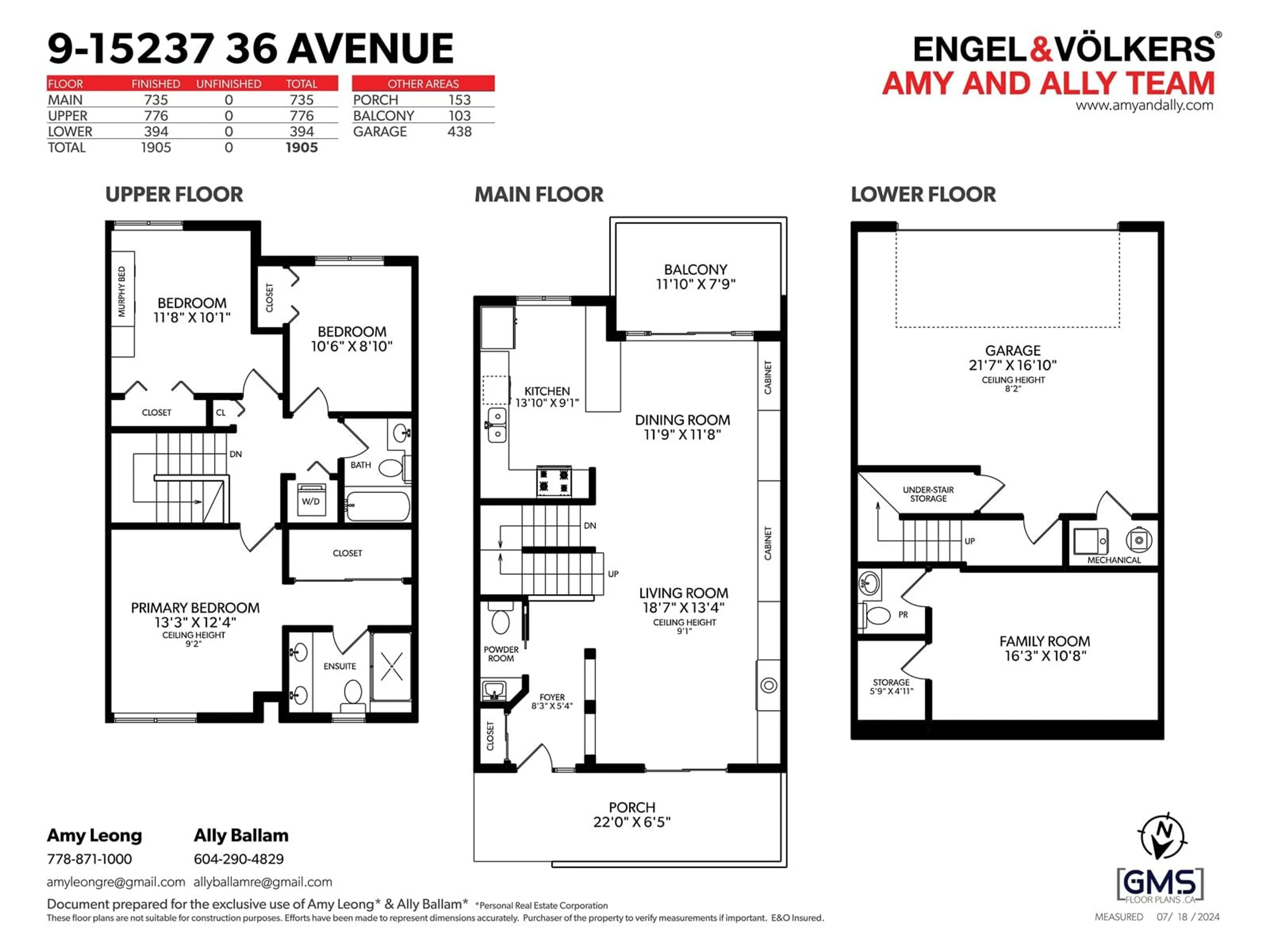 Floor plan for 9 15237 36 AVENUE, Surrey British Columbia V3Z0Y4