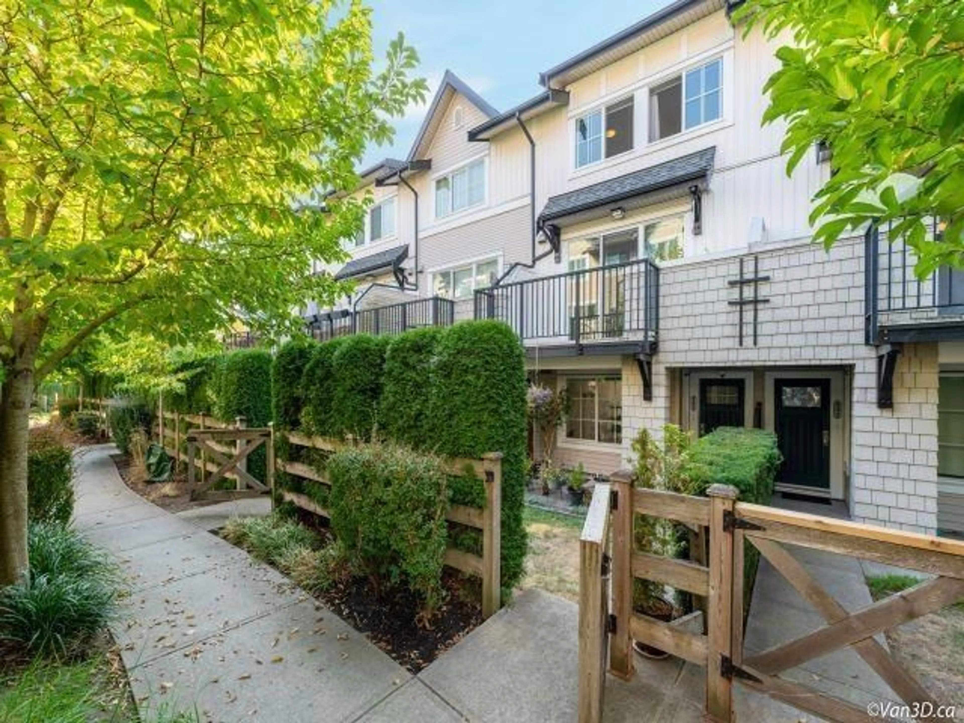A pic from outside/outdoor area/front of a property/back of a property/a pic from drone, street for 143 - 2450 161A, Surrey British Columbia V3Z8K4