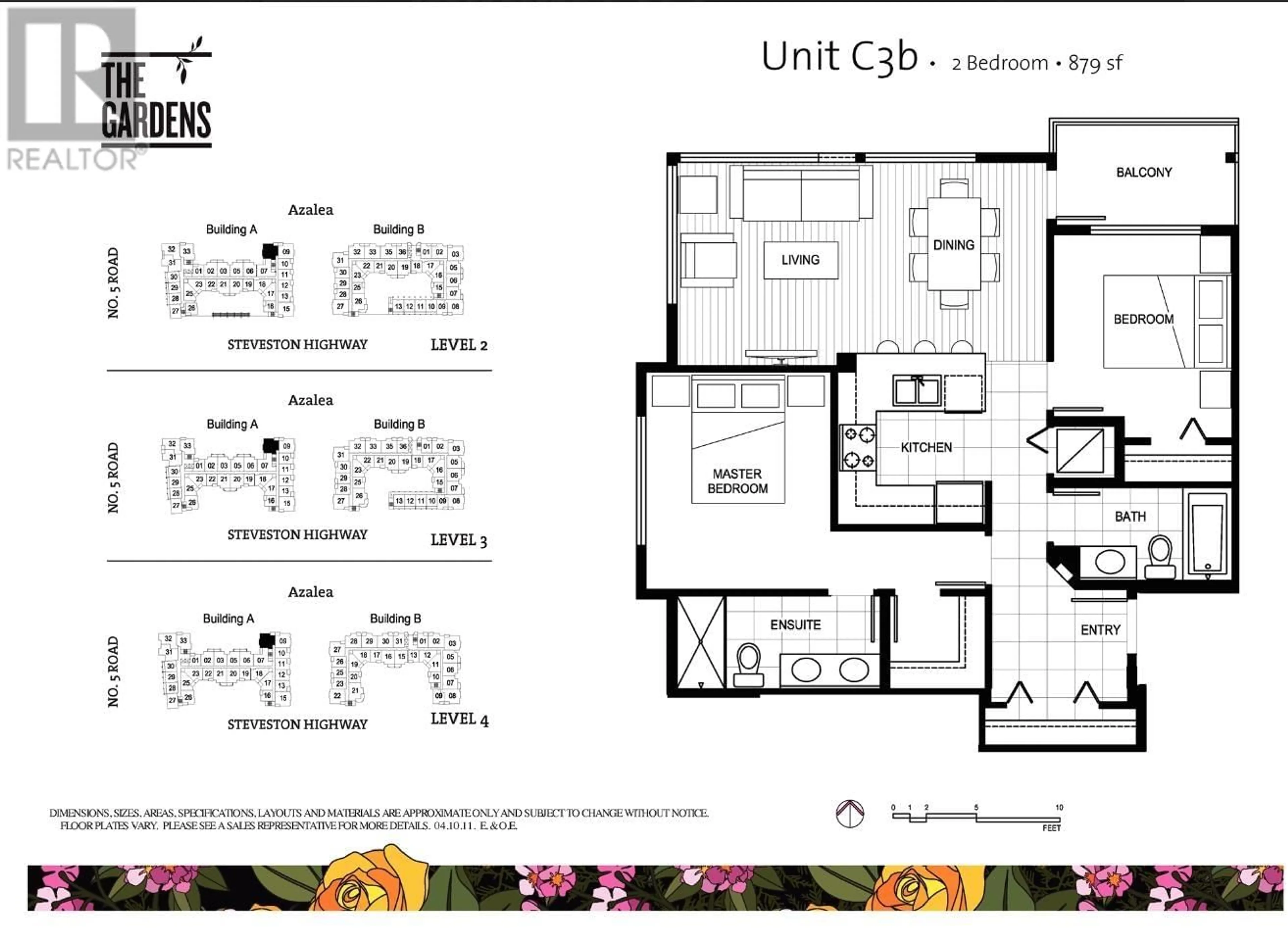 Floor plan for 208 10880 NO. 5 ROAD, Richmond British Columbia V6W0B3