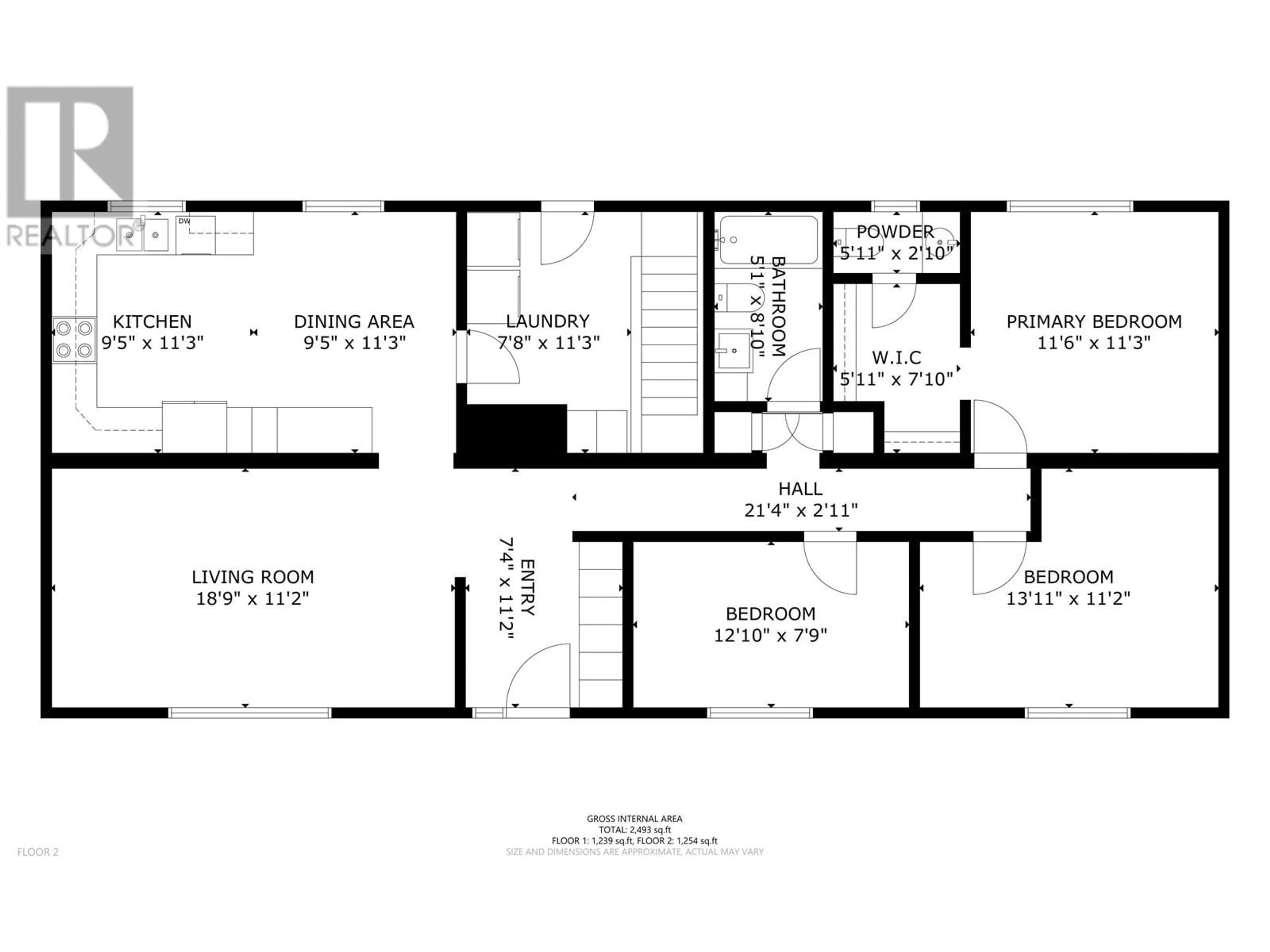 Floor plan for 14618 COFFEE CREEK SUBDIV, Fort St. John British Columbia V1J8L9