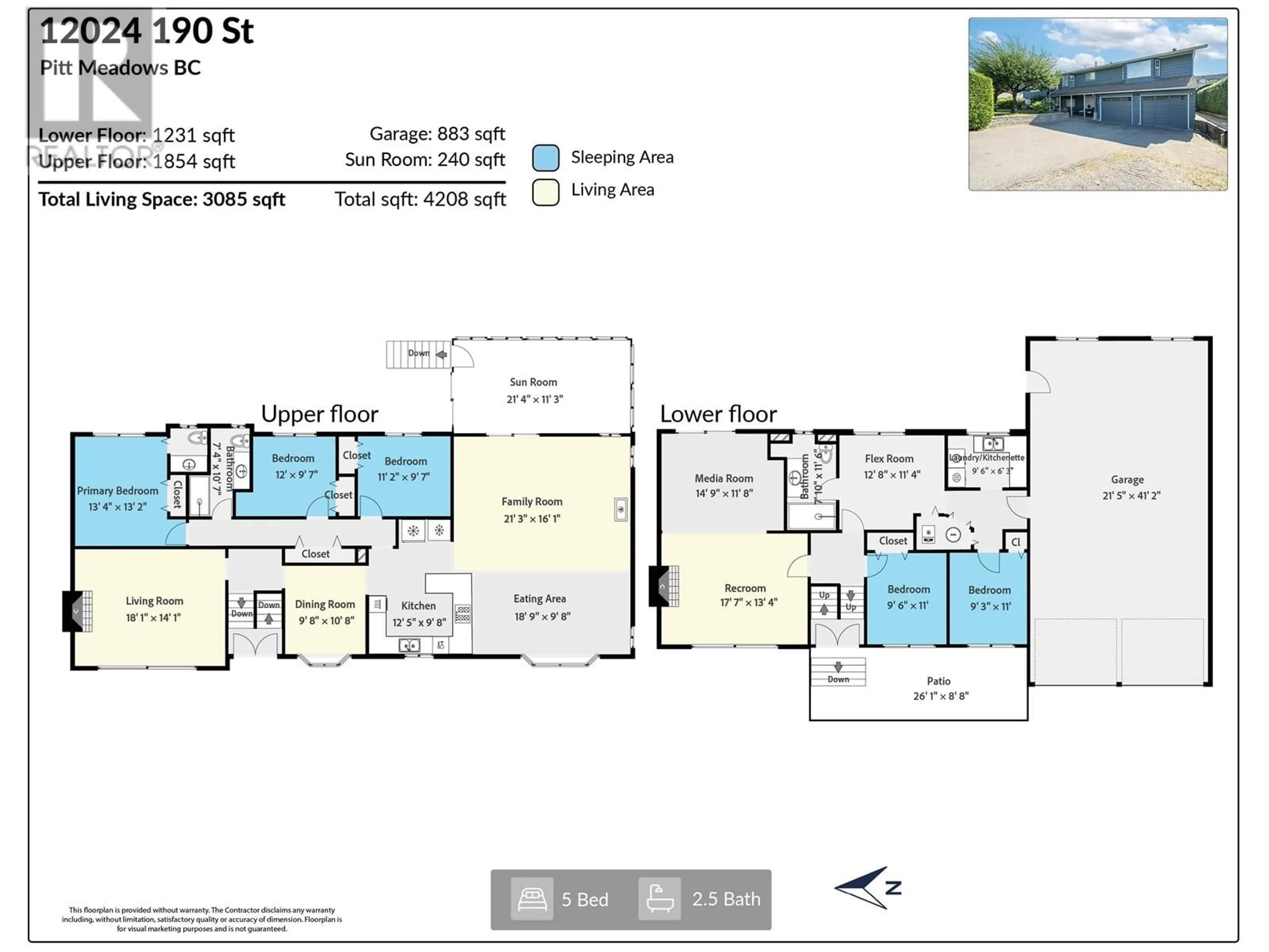 Floor plan for 12024 190 STREET, Pitt Meadows British Columbia V3Y1X3